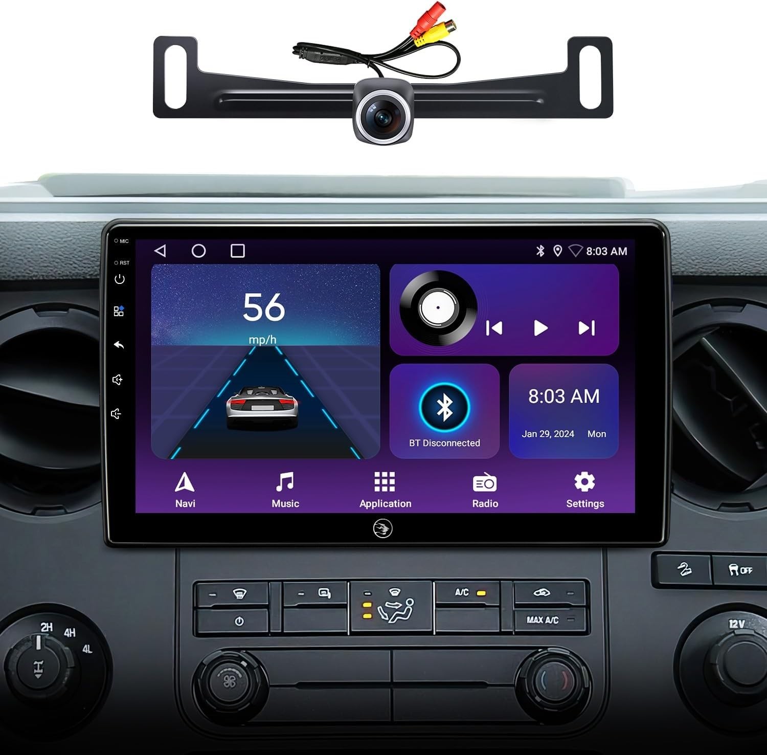 10″ Car Stereo Radio FOR Ford F150 2004-08 F2/3/450 Expedition Focus Fusion Tran