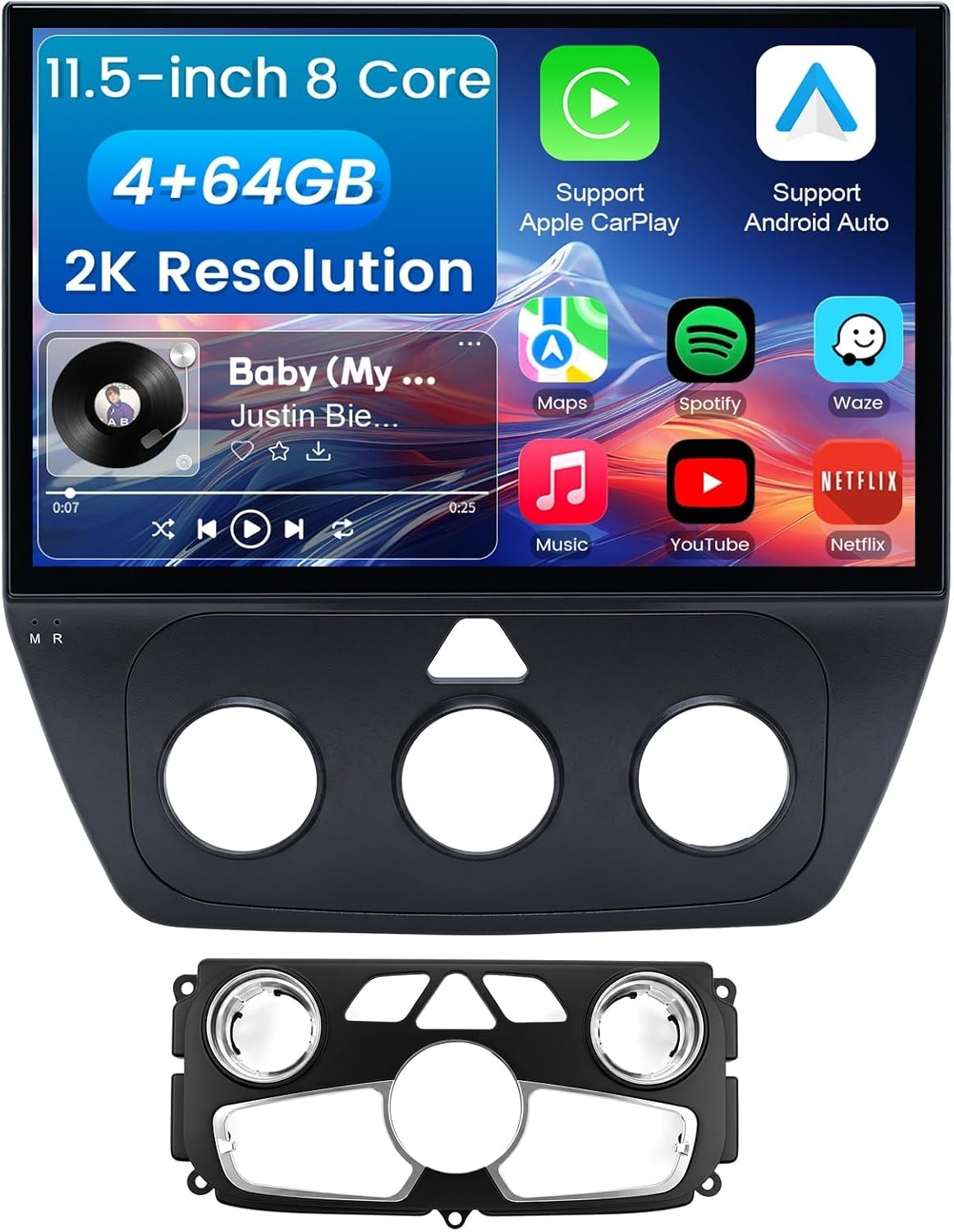 11.5-inch 8Core 4+64GB Car Radio Stereo for Dodge Ram 1500 2500 3500 2013 4810