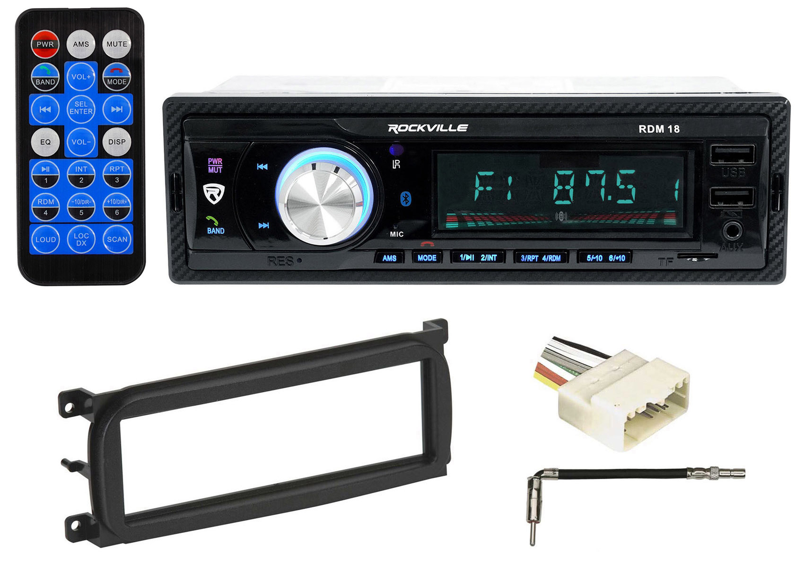Digital Media Receiver/Radio w/Bluetooth MP3 USB/SD For 03-06 JEEP WRANGLER TJ
