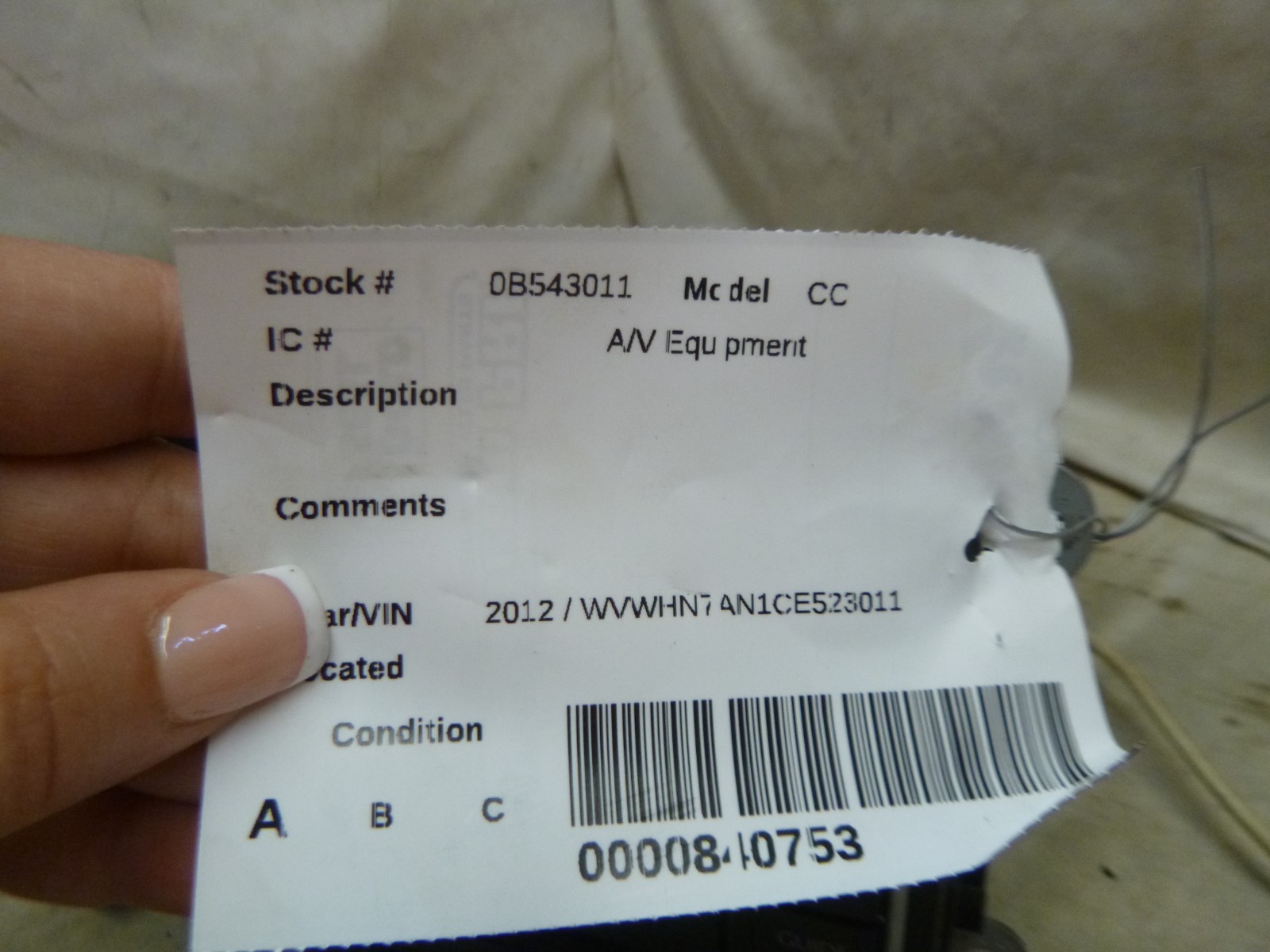 09 10 11 12 13 14 15 Volkswagen CC Radio Cd Navigation 3C0035684E CXP16