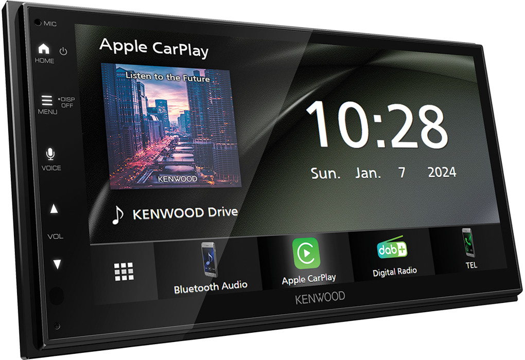 Kenwood DMX6523DABS 6.8″ WSVGA Touchscreen CarPlay Android Auto DAB+ Bluetooth