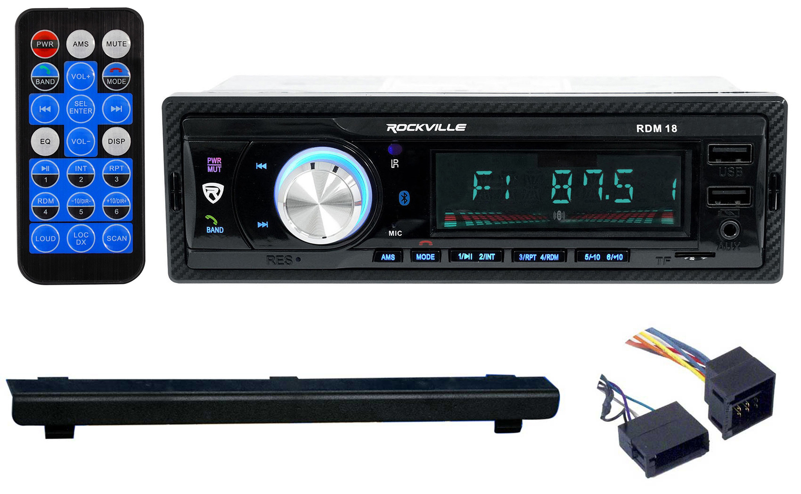 Digital Media Bluetooth AM/FM/MP3 USB/SD Receiver For 94-99 Land Rover Discovery