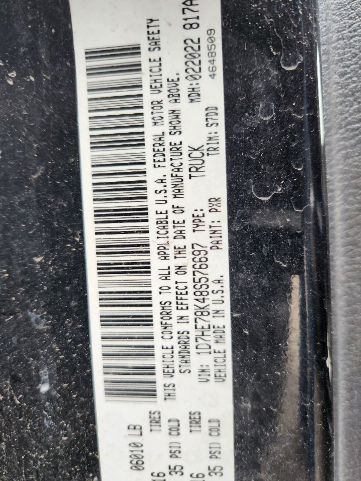 2008-2011 Dodge DAKOTA Radio AM-FM-6 Disc CD-DVD Changer w/Satellite ID REQ
