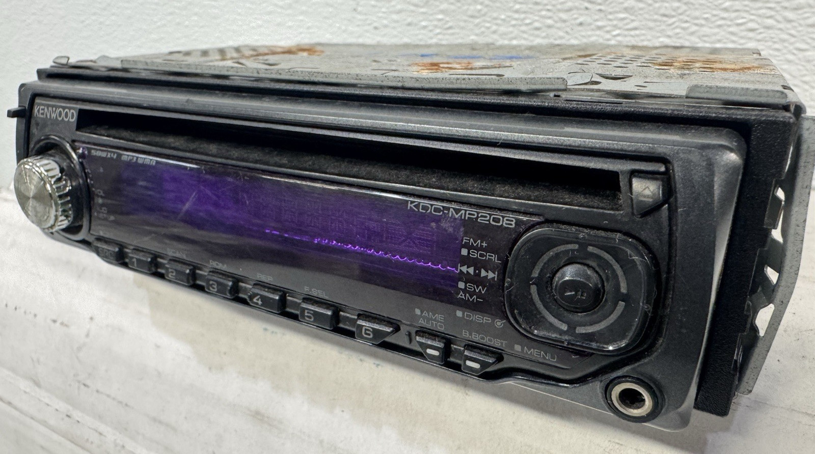 Kenwood KDC-MP208 radio stereo CD player 1 Din MP3 WMA receiver head unit