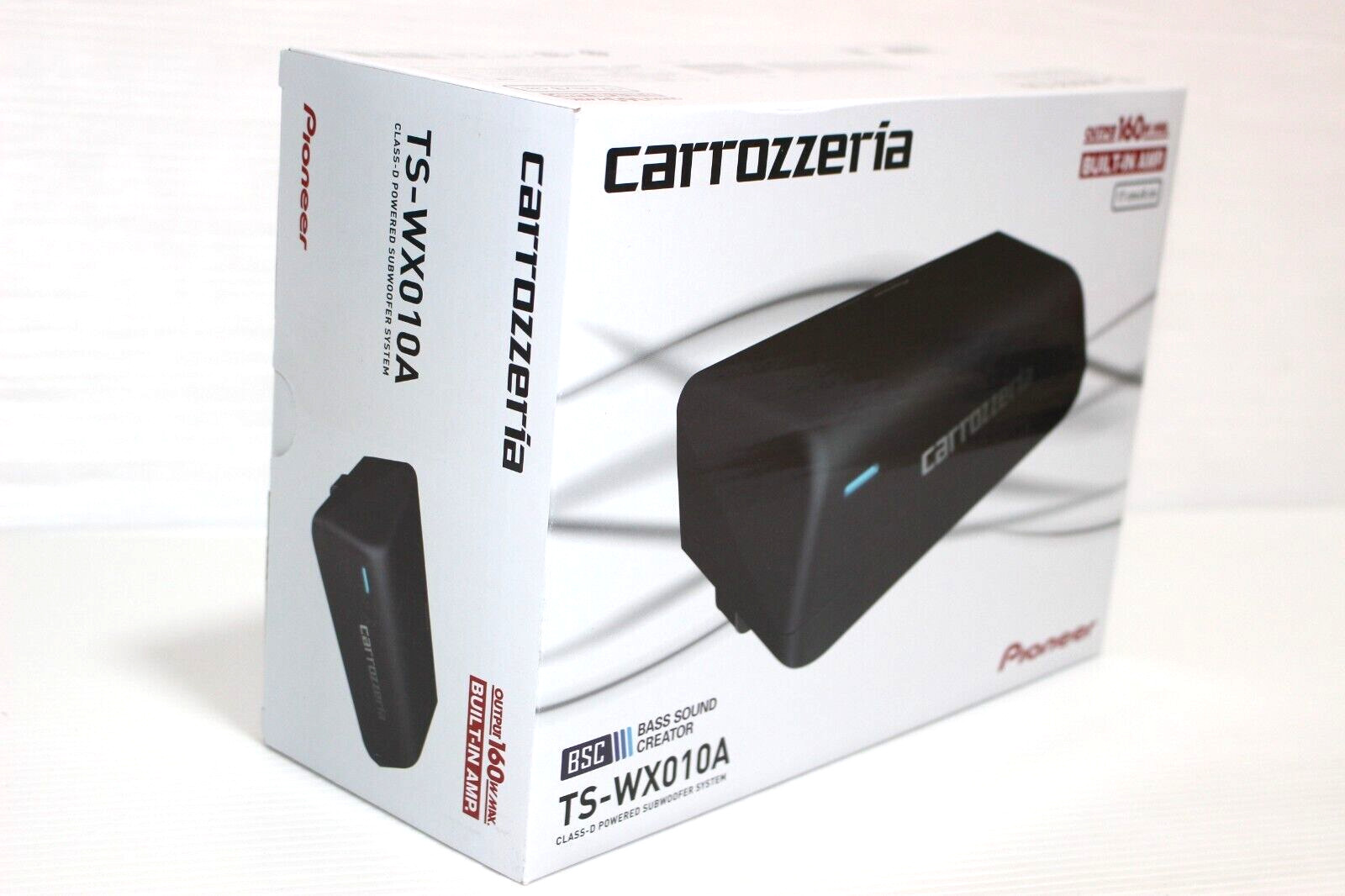 Pioneer Speaker Carrozzeria TS-WX010A 17cm x 8cm Powered Subwoofer 160W 1.51kg