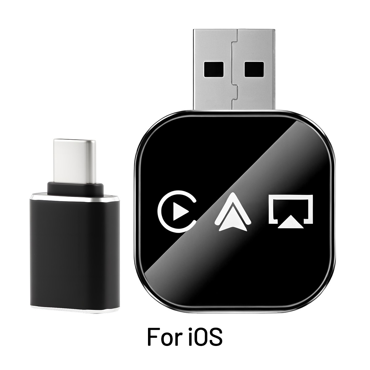 2026 Mini Carplay Adapter 3 IN 1 Wireless Carplay & Android Auto & Mirror Link ,
