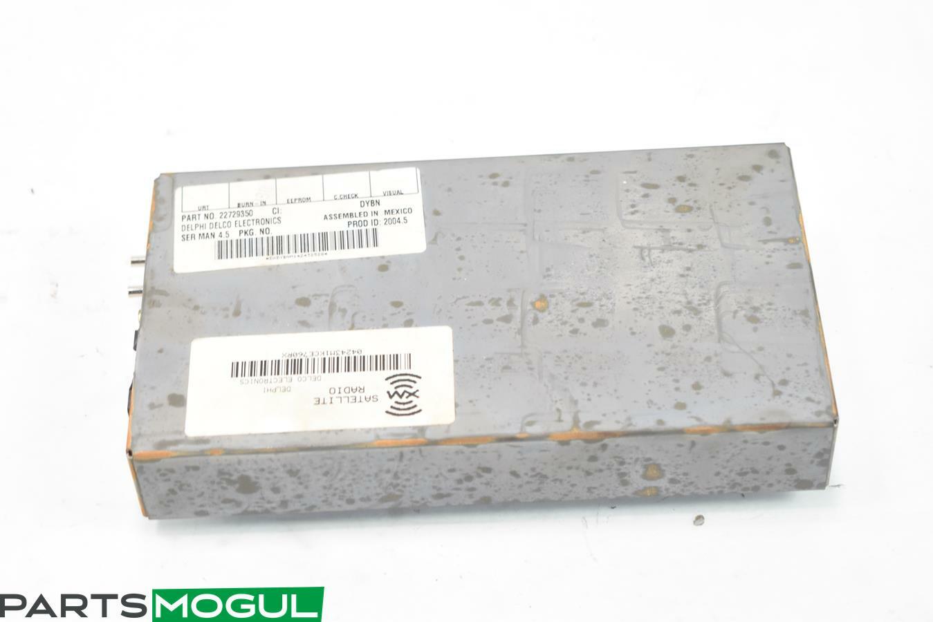 05 – 08 Cadillac XLR XM Satellite Radio Receiver Module Used OEM 22729350