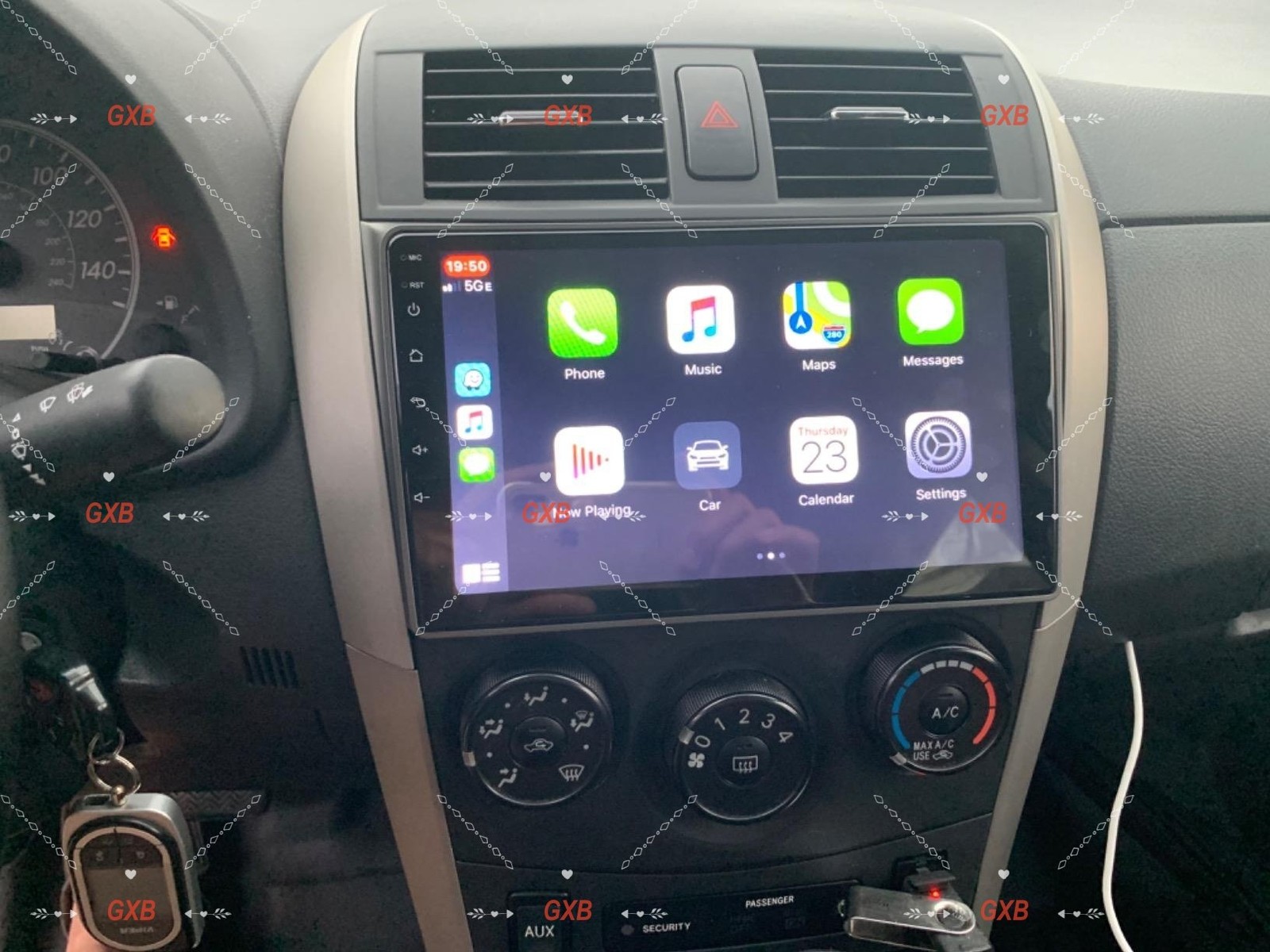 2+64G Car Stereo Radio For Toyota Corolla 2009-2013 Carplay Android15 FM/RDS Nav