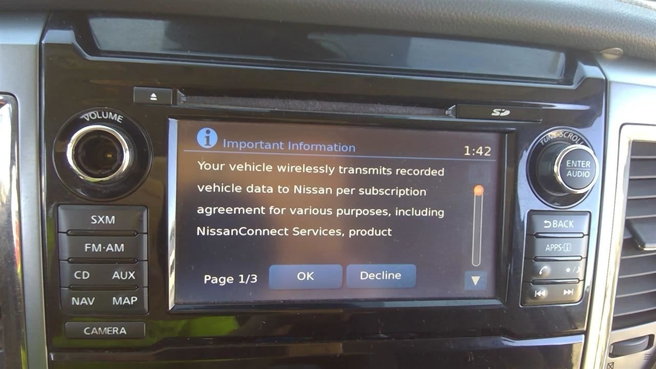 Audio Equipment Radio Display And Receiver Fits 16-17 TITAN XD 9580569