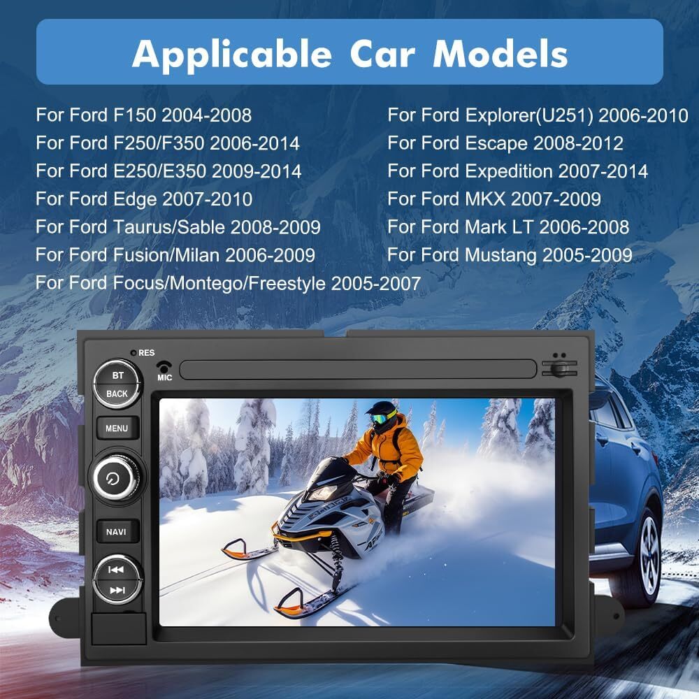 For F-250 F-350 Super Duty 2006-2014 Android 13 Carplay Stereo Radio 7″ GPS Navi