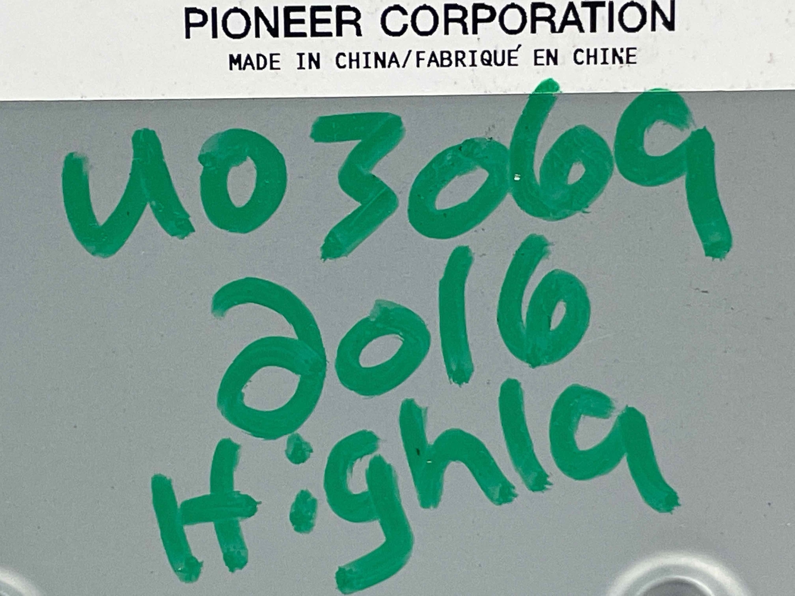 2016 Toyota Highlander OEM Satellite Radio Receiver Module 86180-0E011 2014-2019
