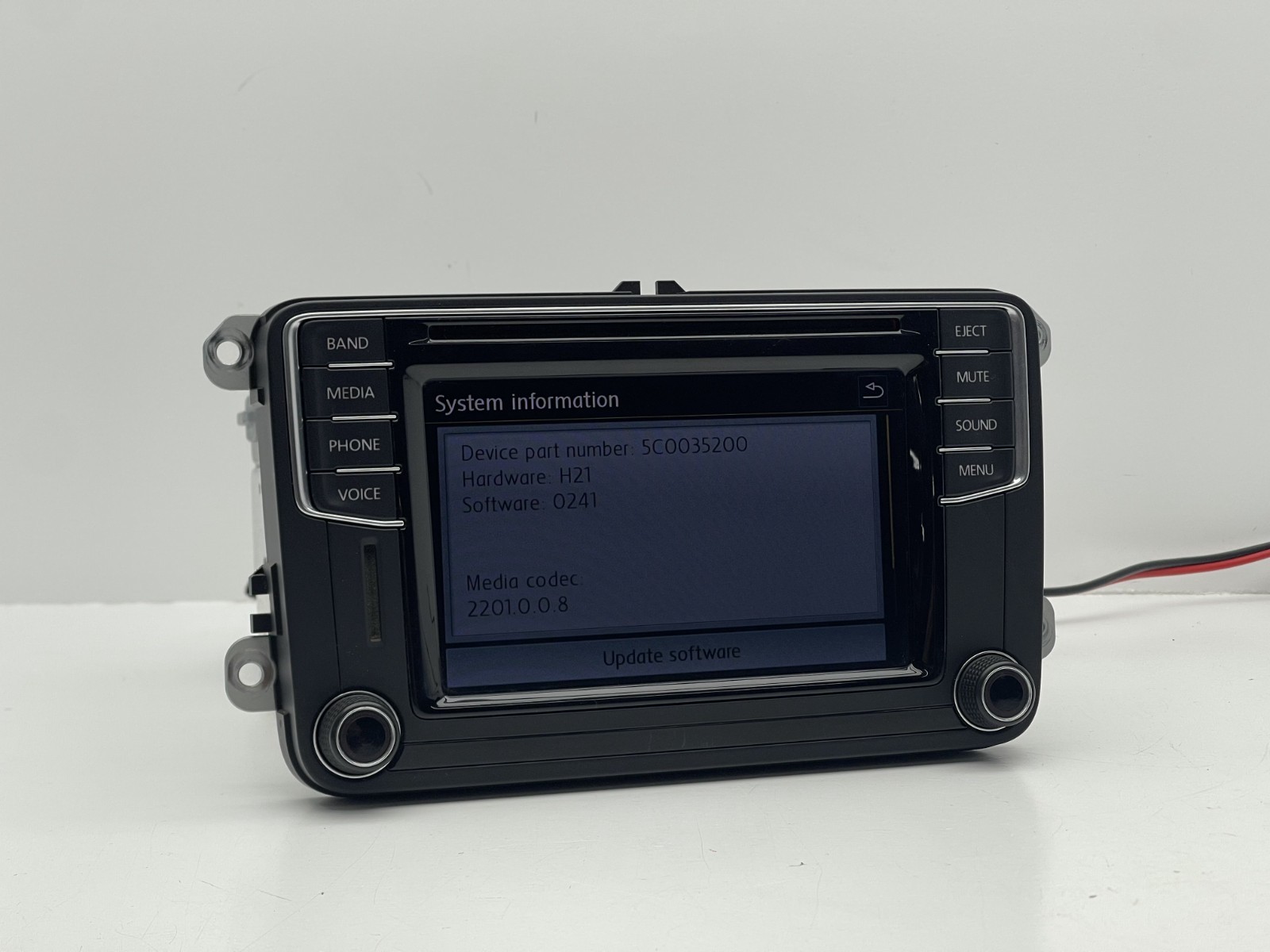 2016-2017 VW Volkswagen Jetta Passat OEM AM FM Radio Display Receiver 5C0035200