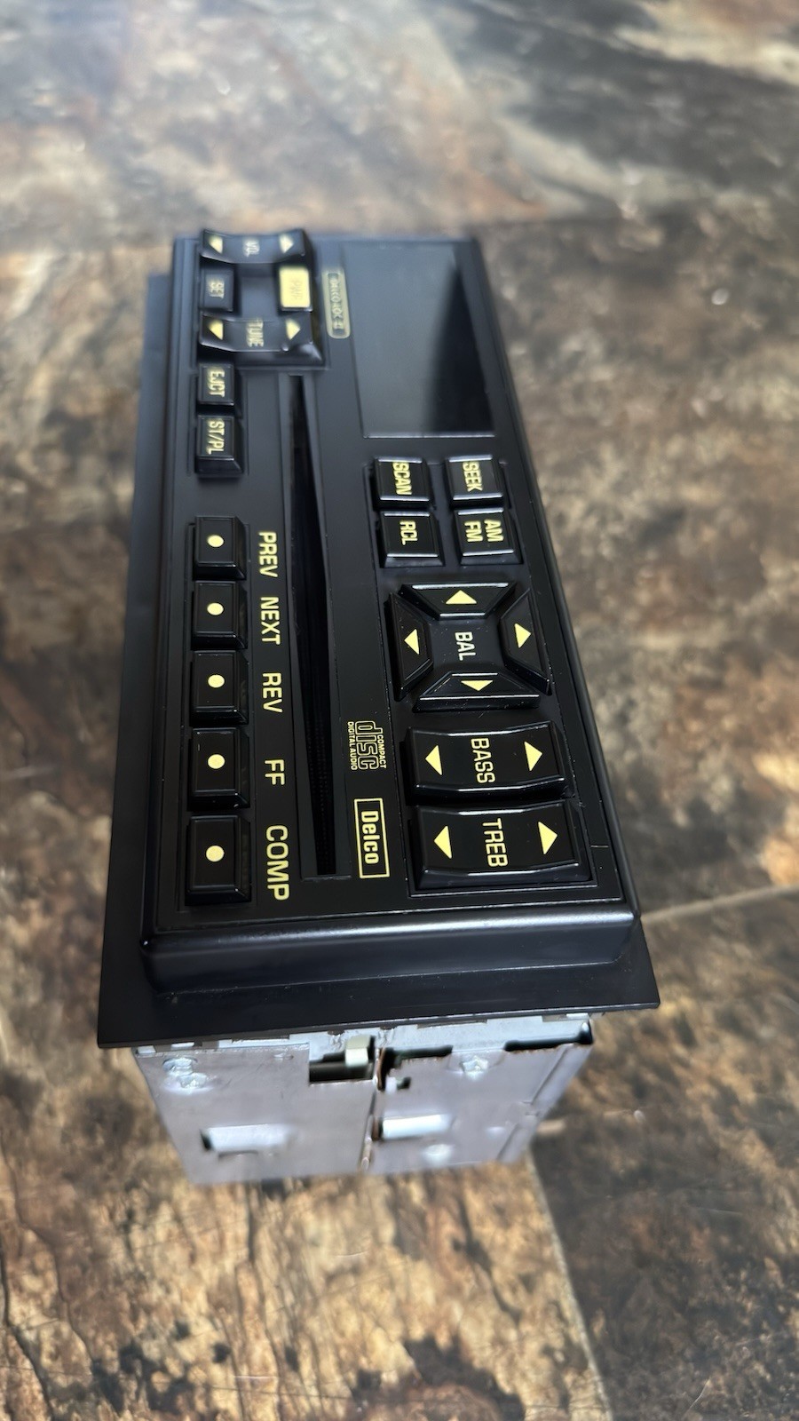 Near Mint 1990-92 Camaro Z28 Yellow Print Lettering Delco Cd Radio Refurbished