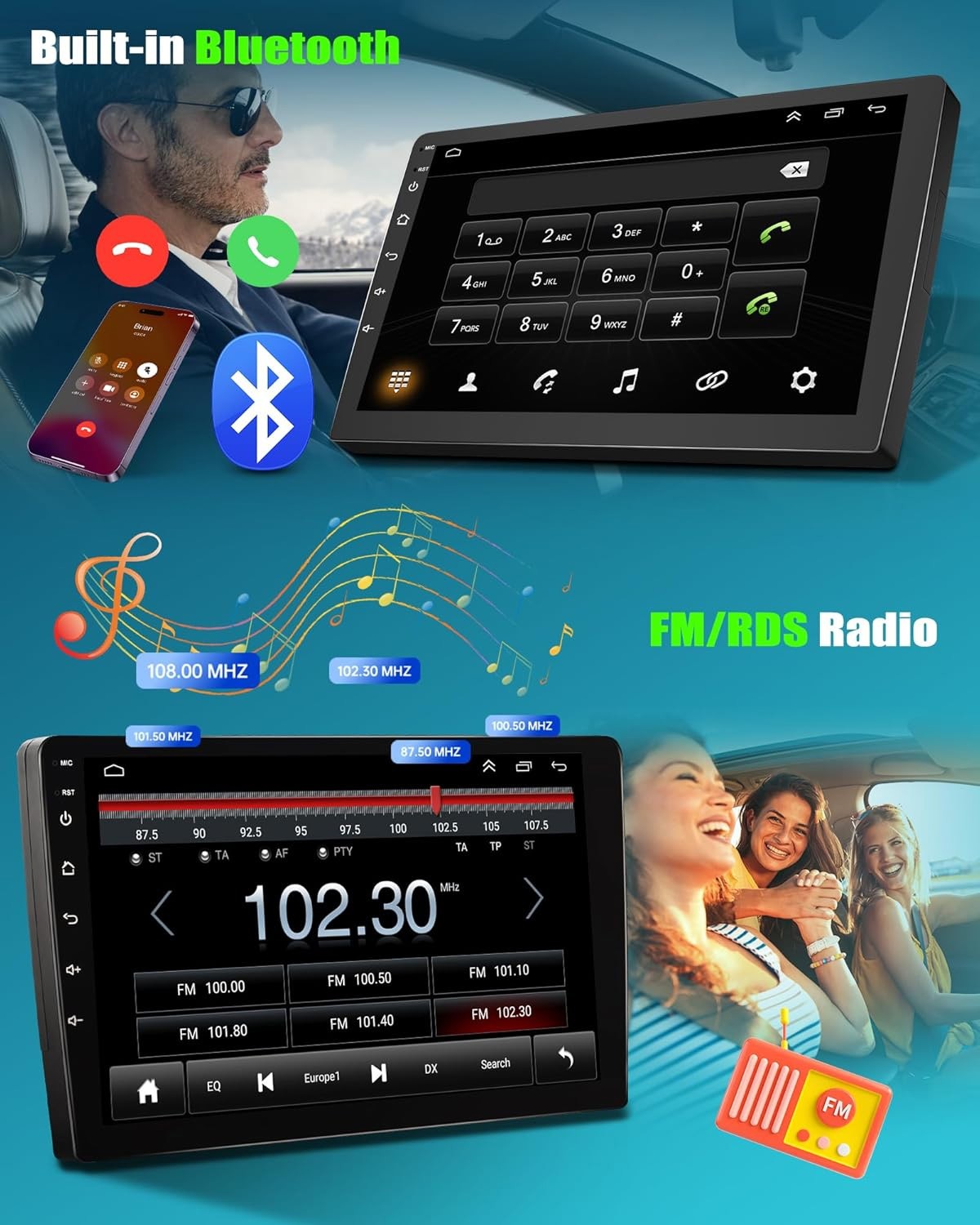 For Ford F150 2009-2014 Apple Carplay 9″ Car Stereo Radio GPS Navi with Camera