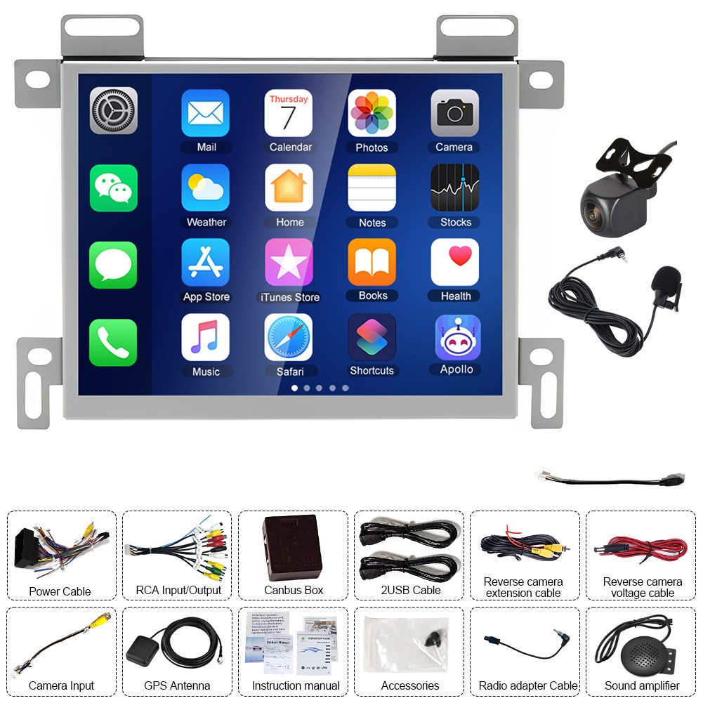 For Jeep Grand Cherokee 2014-2021 32G Carplay Android14 Radio GPS Navi Head Unit
