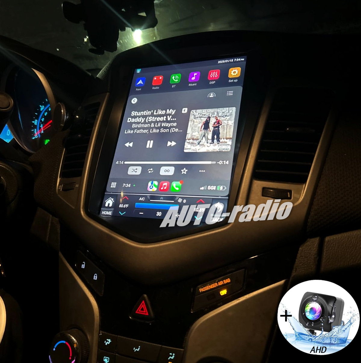 For 2009-2015 CarPlay Android 13 Car Radio Stereo DSP RDS