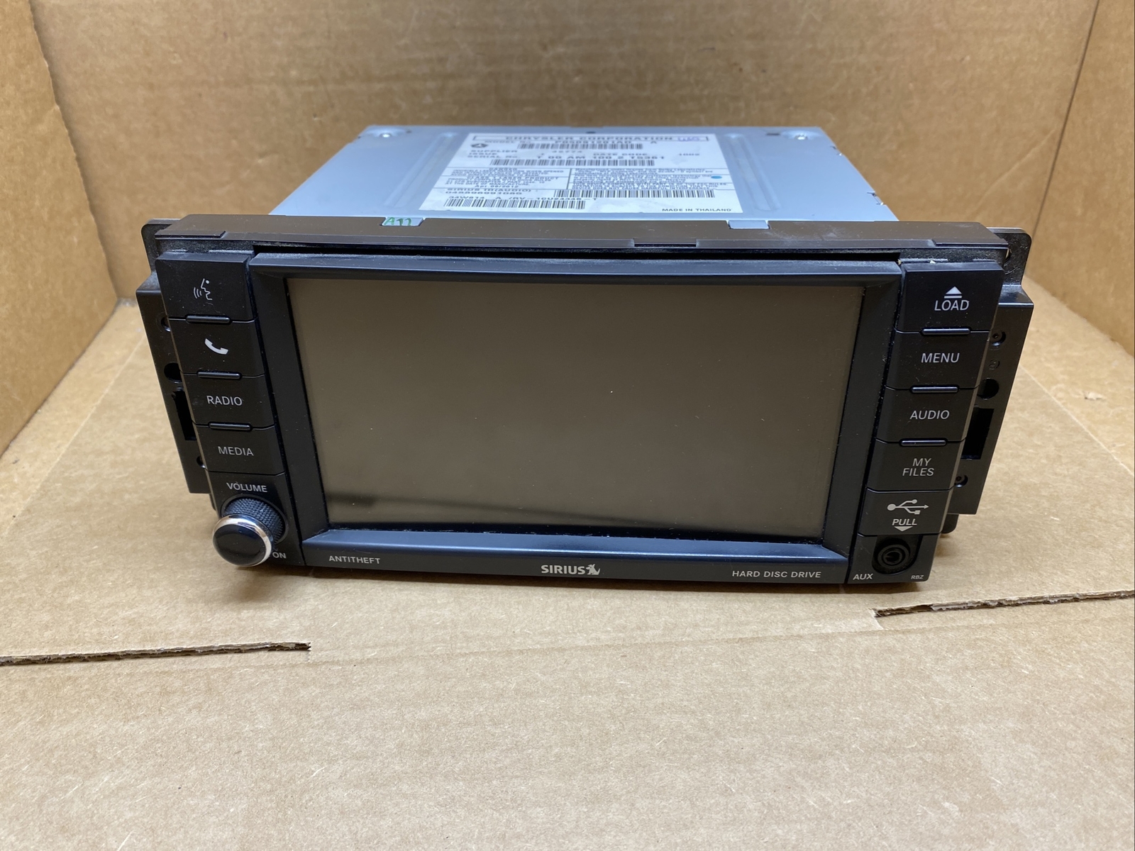 Jeep Dodge Chrysler RBZ MyGIG 430 Touchscreen Radio DVD Player P05091201AD