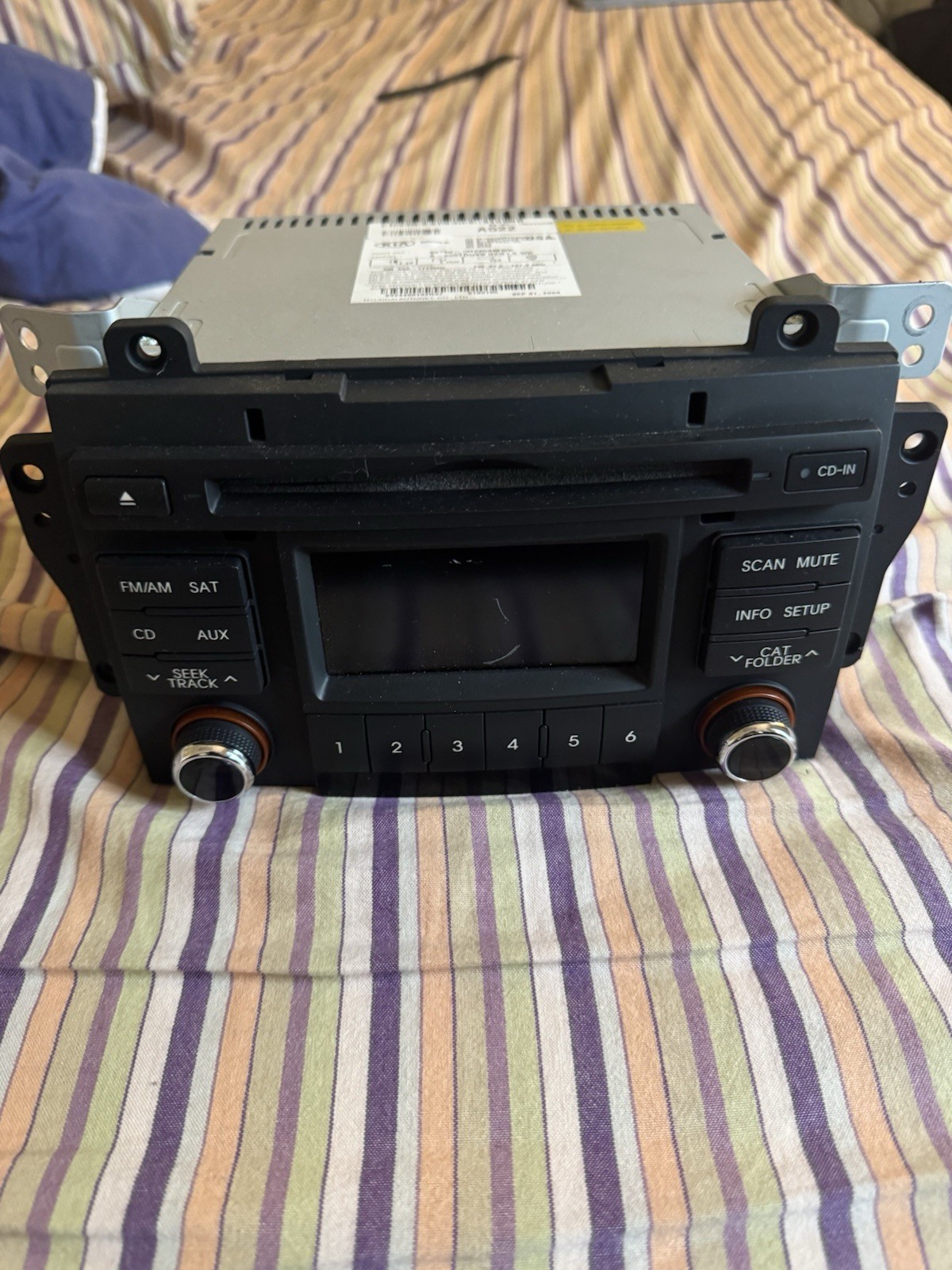 OEM 10-13 Kia Forte AM FM CD Bluetooth Radio 96150-1M221WK 2010-2013