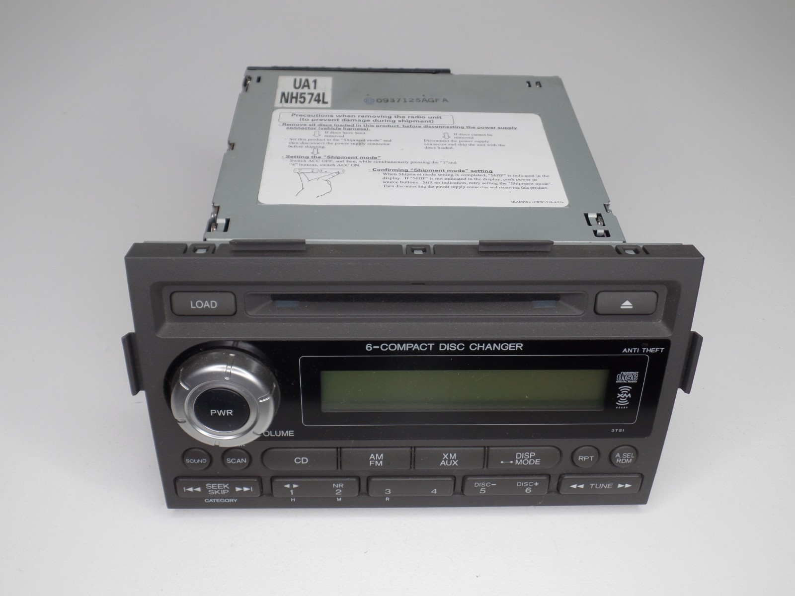 Honda Ridgeline 2006 2007 2008 OEM Radio 39100-SJC-A110 Radio Player Head Unit