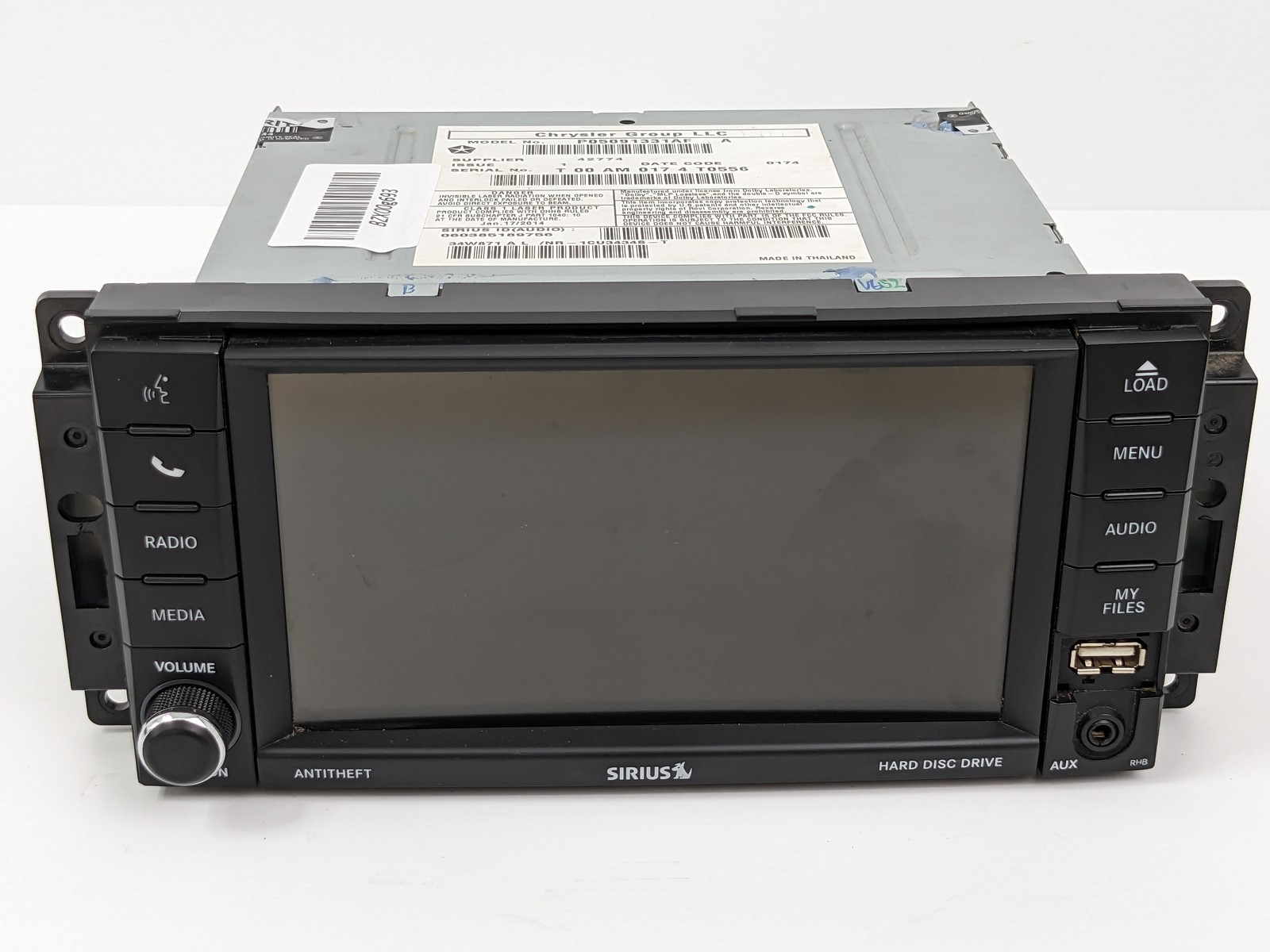 13-19 Grand Caravan Navigation Radio Player Display Screen OEM RHB P05091331AF