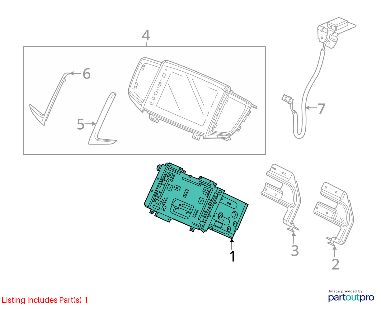 Audio Equipment Radio Receiver US Market Rtlt Fits 17-18 RIDGELINE 32901360