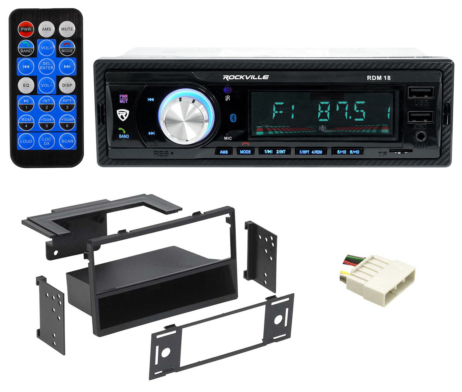 Digital Media Bluetooth Stereo AM/FM/MP3 USB/SD Receiver For 90-01 Acura Integra