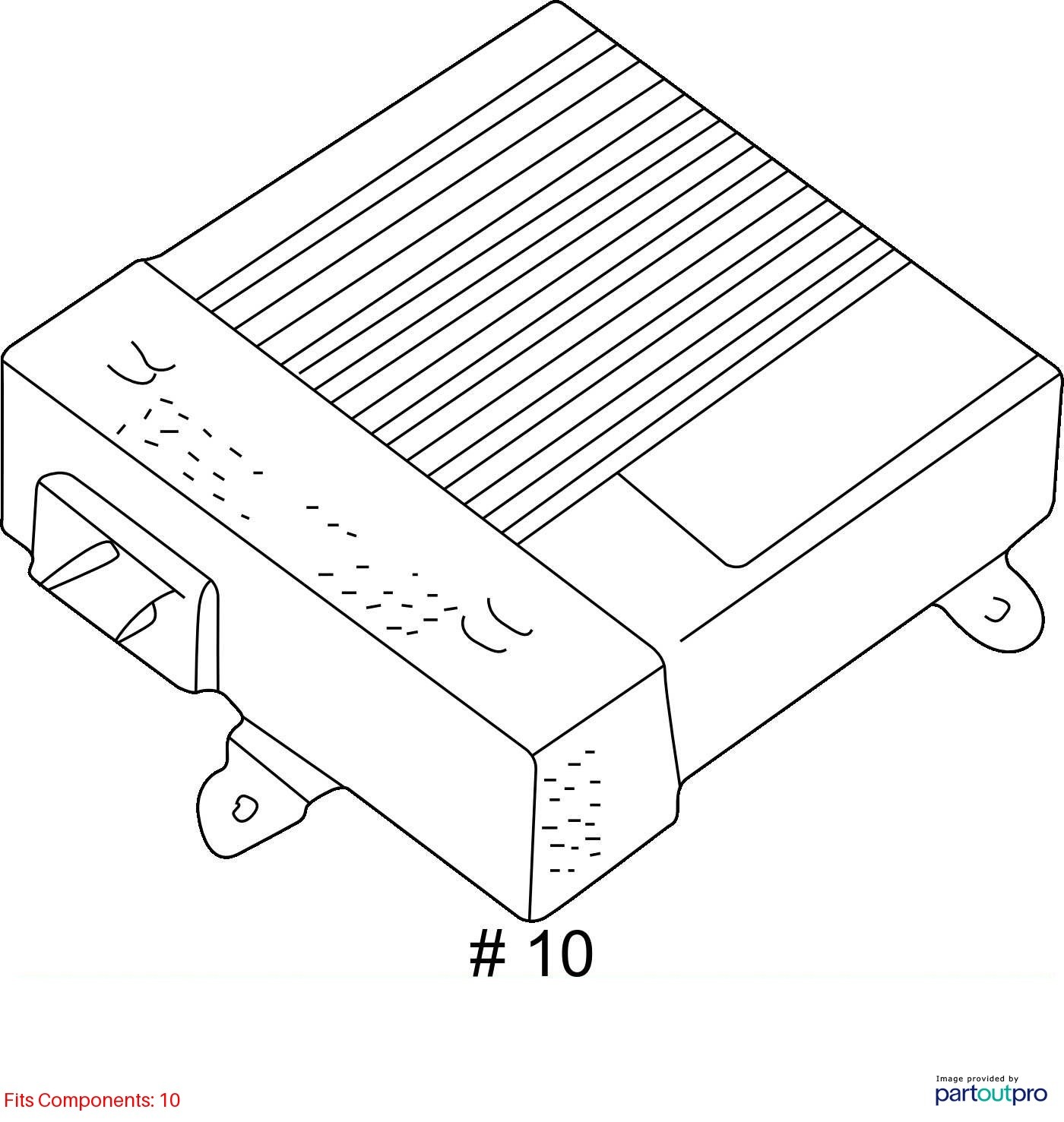 XQK100210 Amp Audio Amplifier from 1999 Disco II 12238585