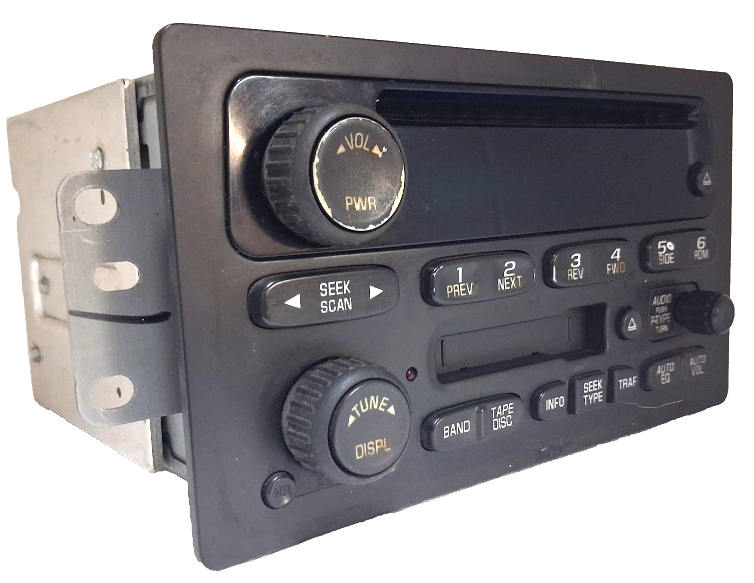 GM Truck & SUVs : 2003, 2004, 2005, OEM, AM/FM/CASSETTE/CD Radio Unit, #10356164