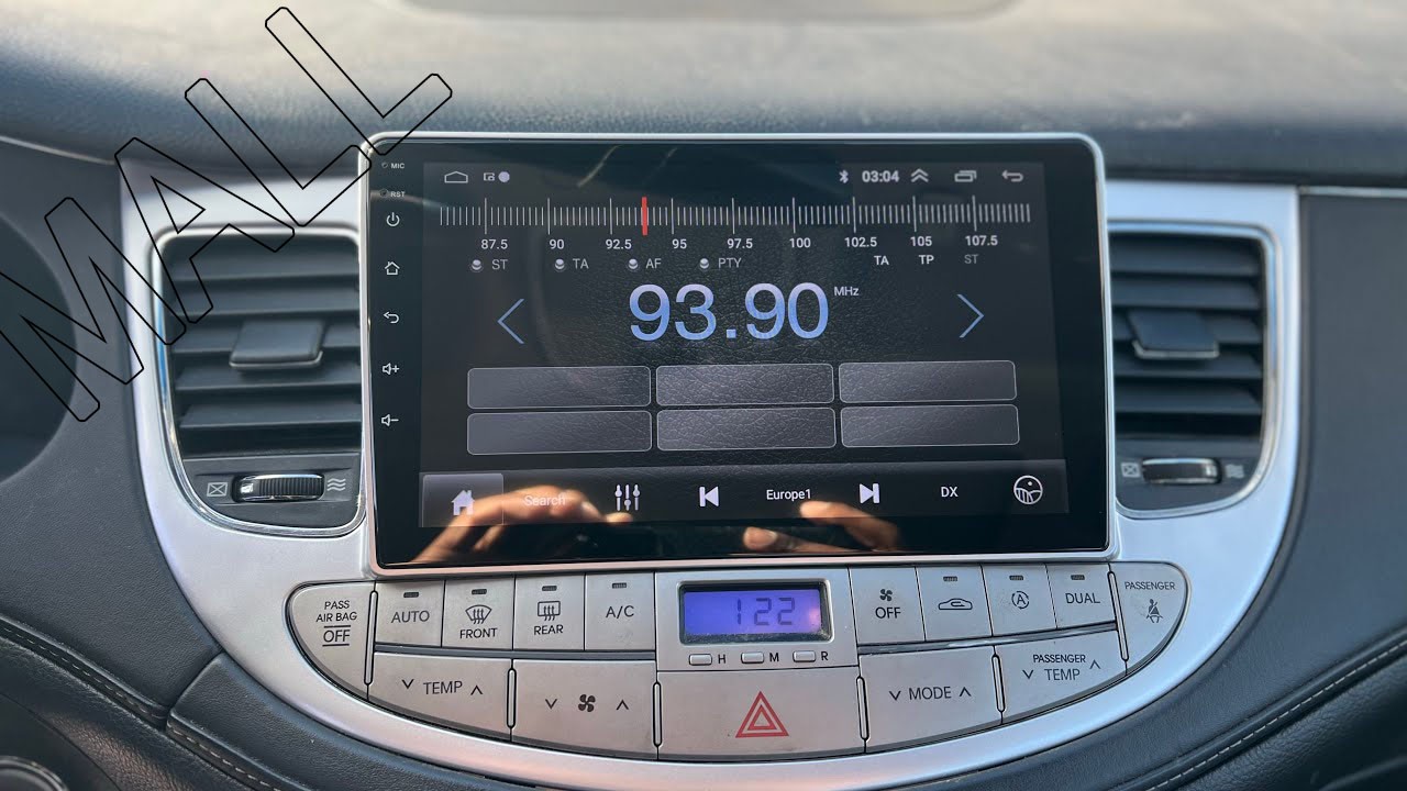 64GB Carplay Car Stereo Radio GPS WIFI For 2009-2014 Hyundai Genesis Sedan