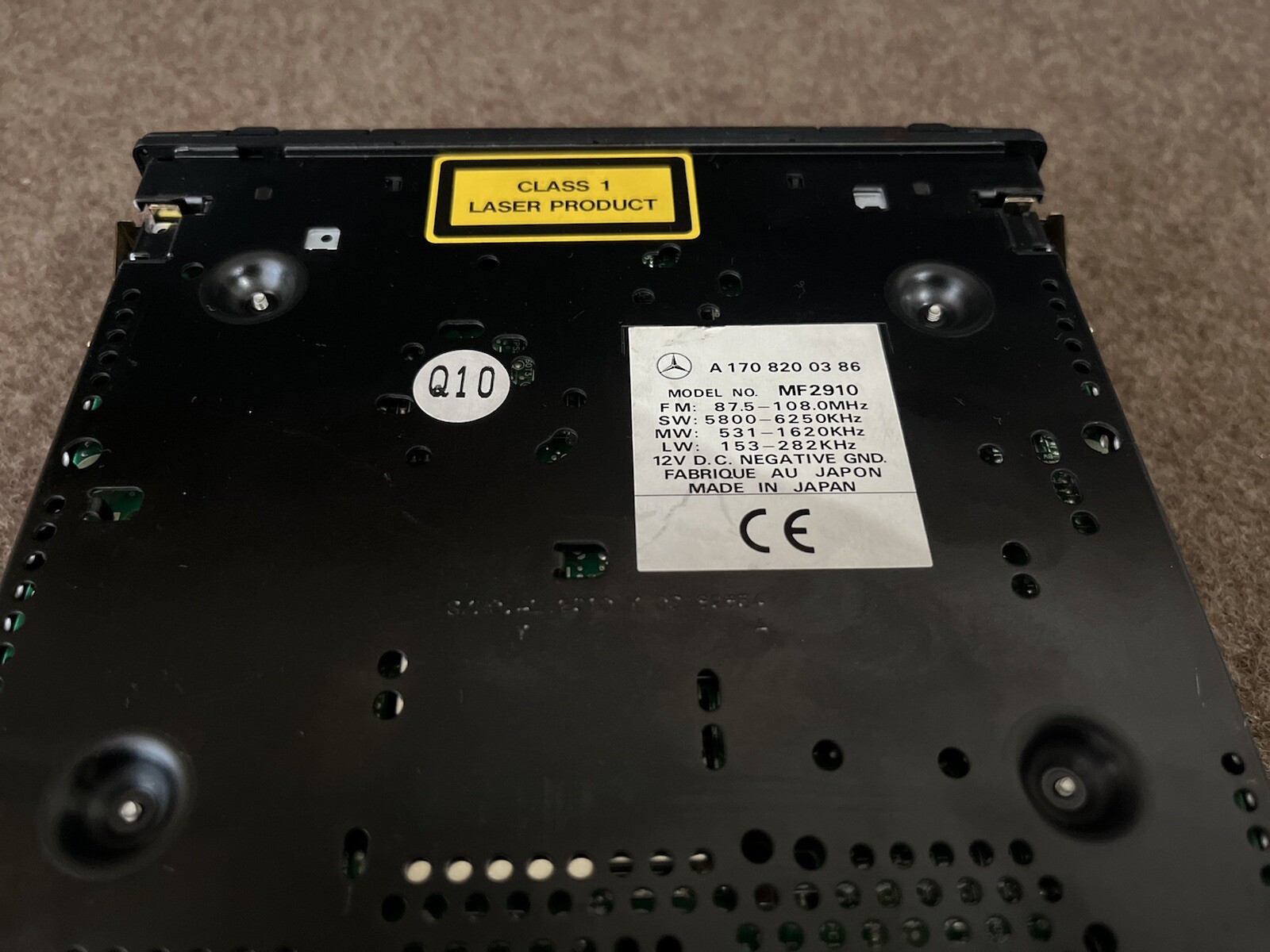 Original Mercedes Audio 10 CD MF2910 Car Radio RDS AutoRadio Becker AL2910 OEM