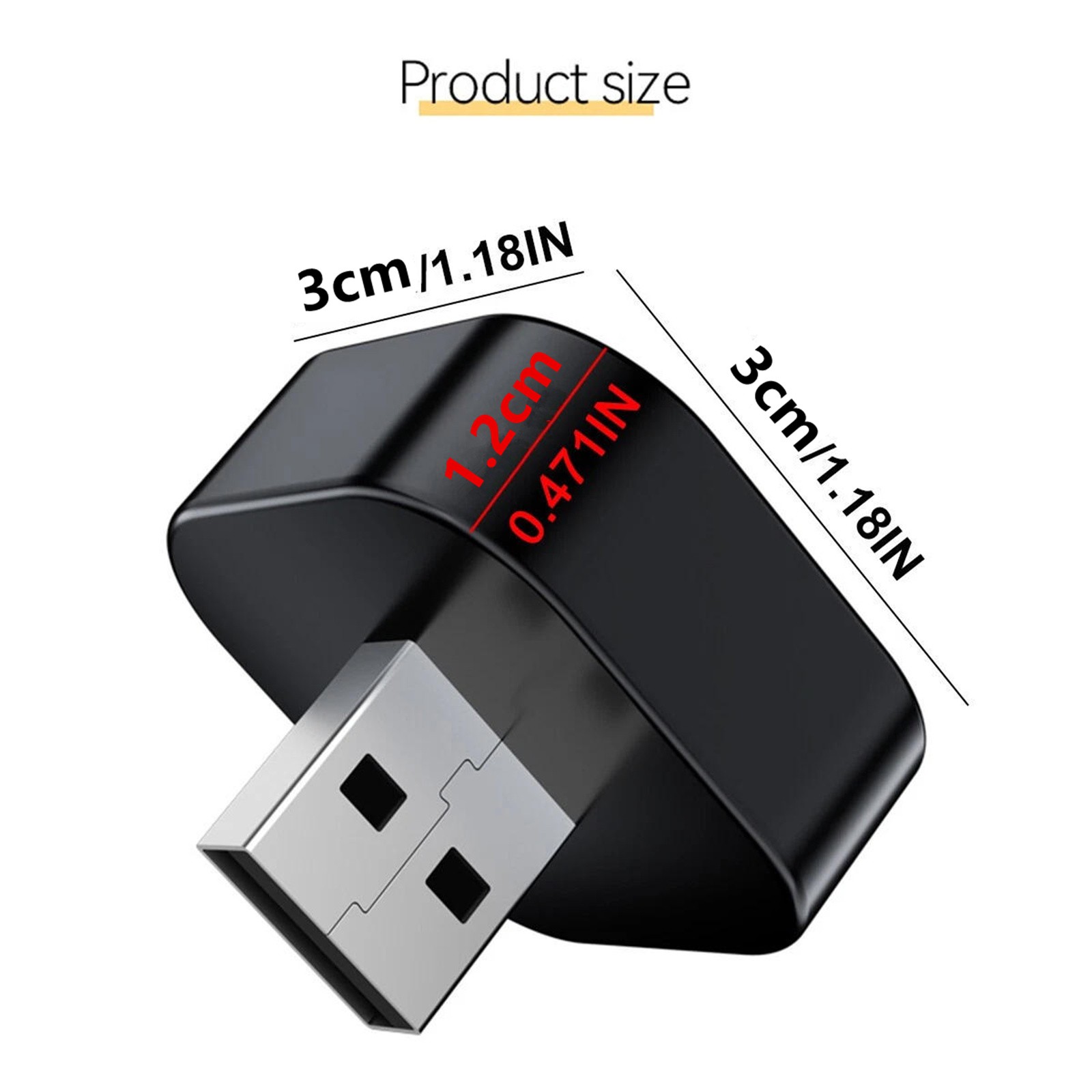 Wireless CarPlay Dongle Adapter Plug Play Bluetooth 5.0 for iOS Android Auto Car