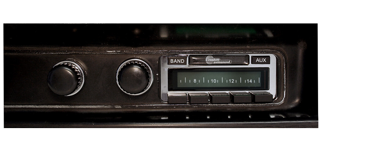 Plymouth 1971 1972 1973 Roadrunner USA 230 Radio AM/FM Custom Autosound AUX MP3