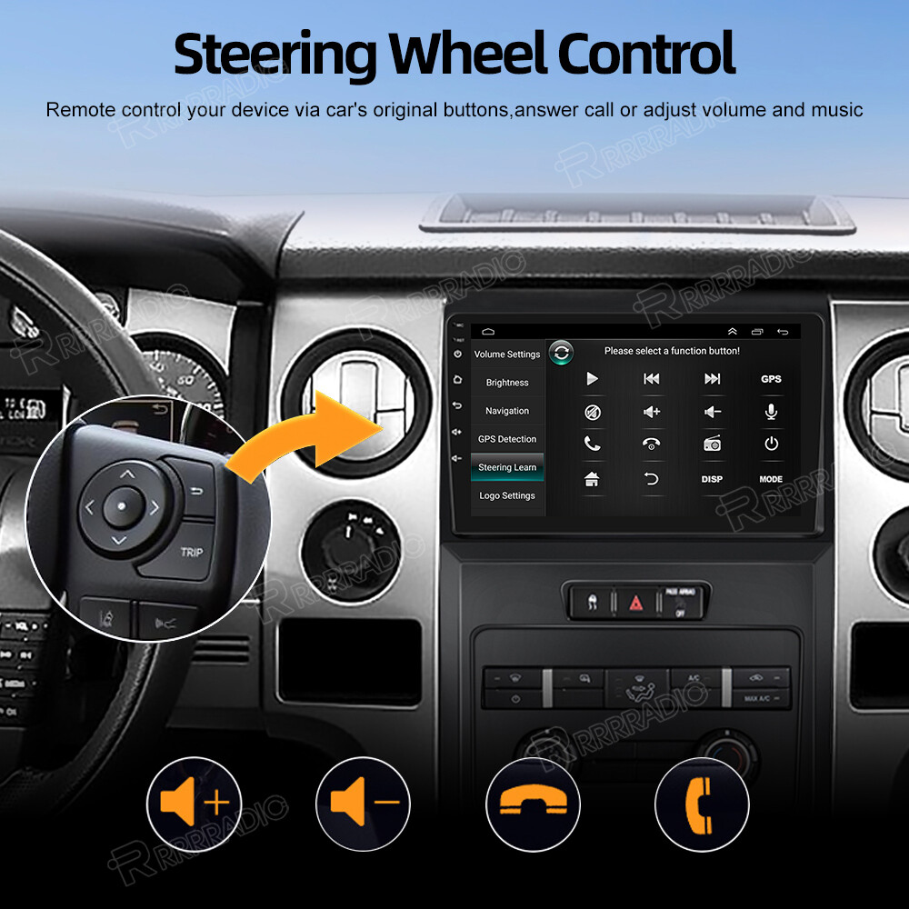 4+64G Android 13 Car Stereo Radio GPS NAVI Carplay For Ford F150 F-150 2009-2014