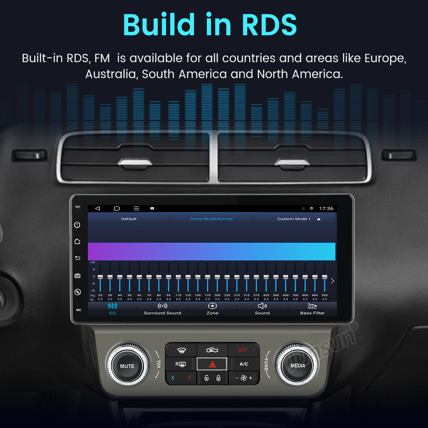 4+64G Android13 Car Stereo Radio GPS Navi 4G WIFI For Chevrolet Camaro 2010-2015