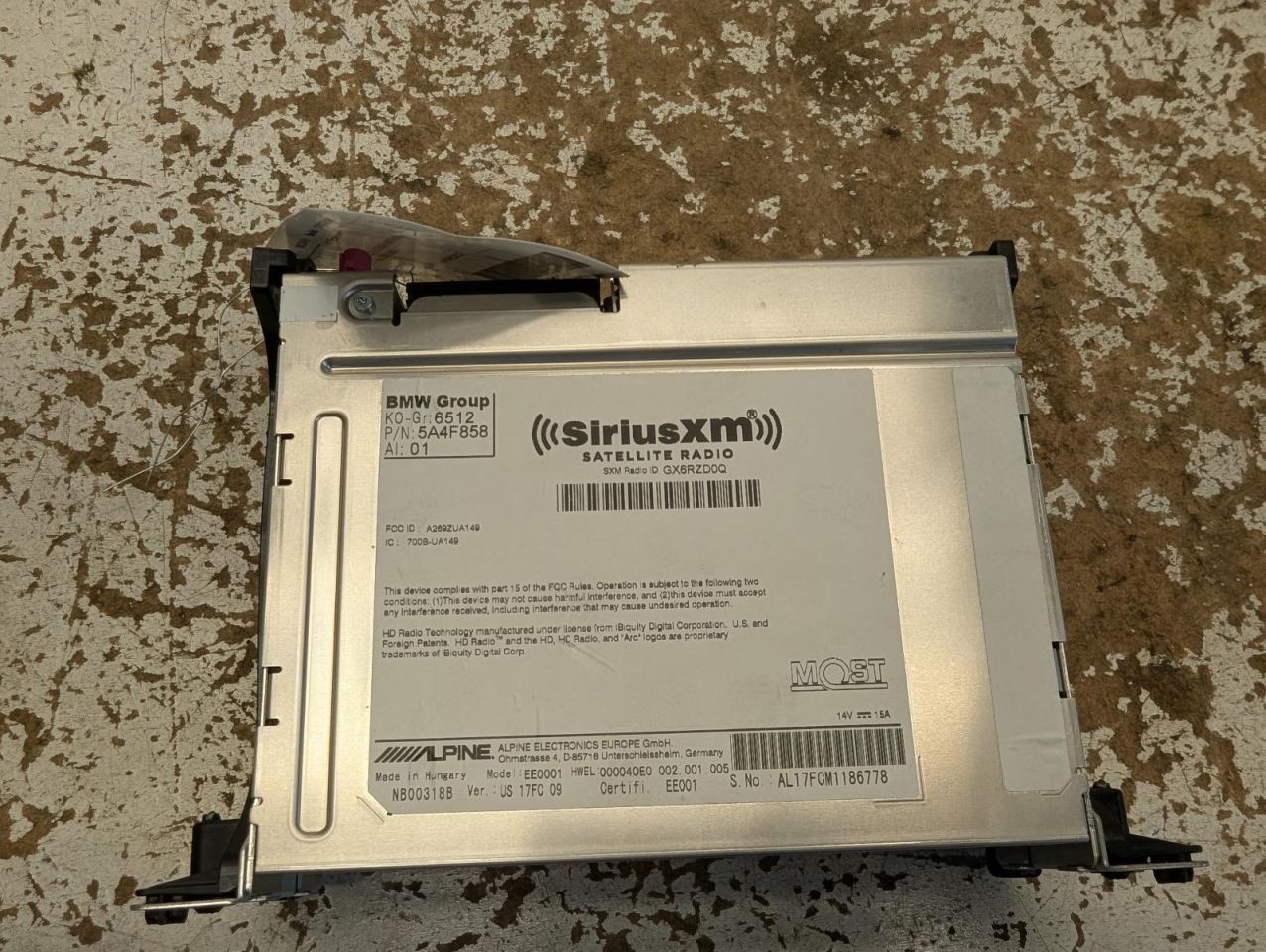 COUNTRYMA 2022 Audio Equipment Radio 789209