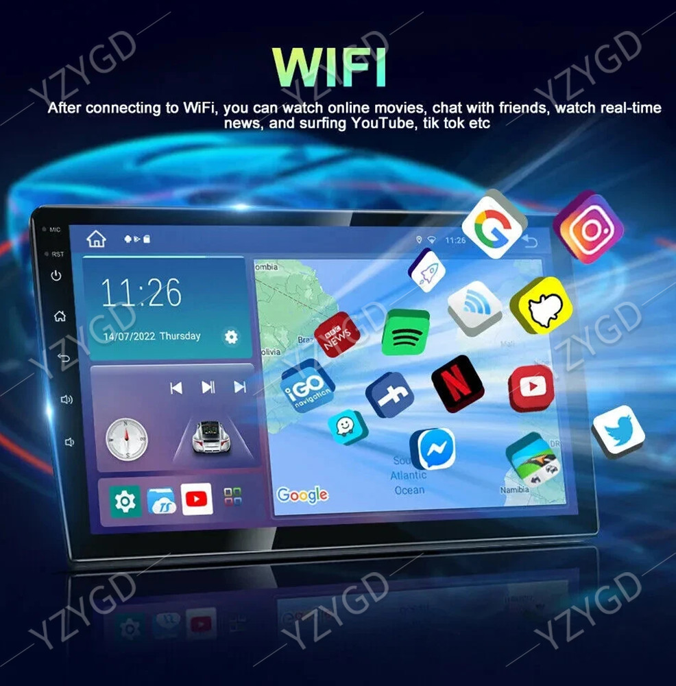 Android GPS Carplay For Dodge Charger 2008-2010 Car Radio Multimedia Video Navi
