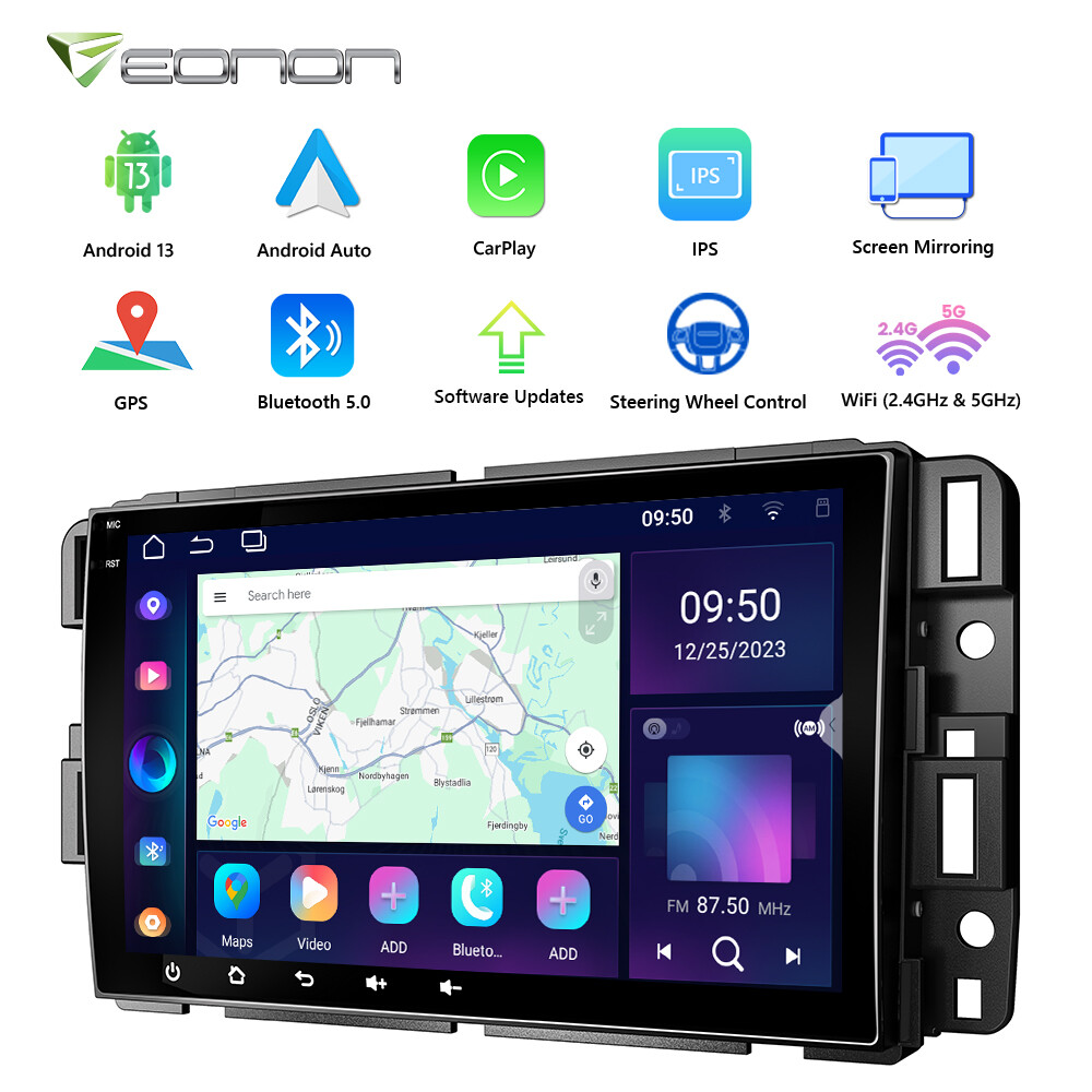For Chevrolet Silverado 1500 2500 3500 HD 8″ IPS Car MP5 Player Stereo Radio GPS