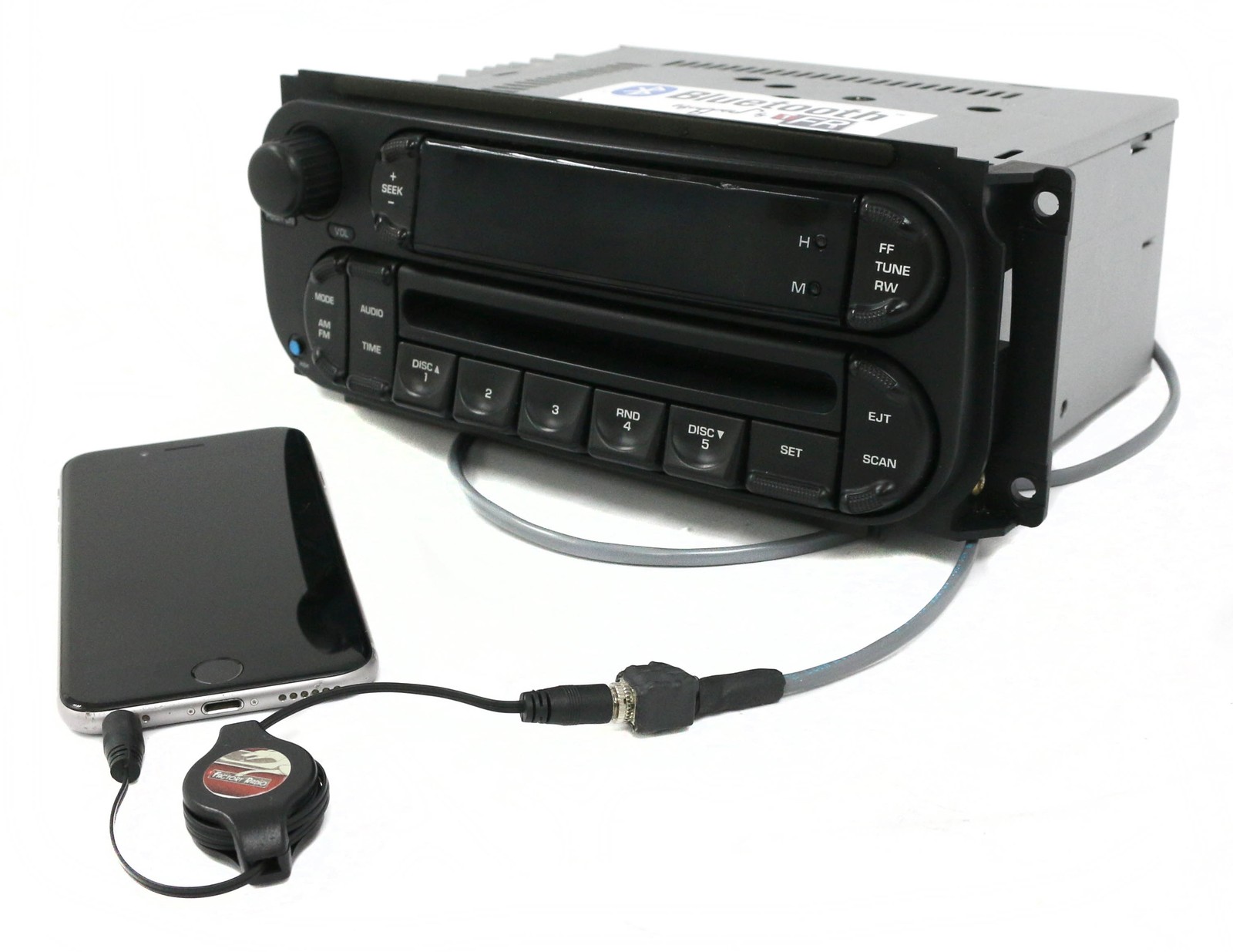 Chrysler Jeep Dodge RBK Digital 22-10 Radio 02-07 AM FM CD Bluetooth Pigtail Aux