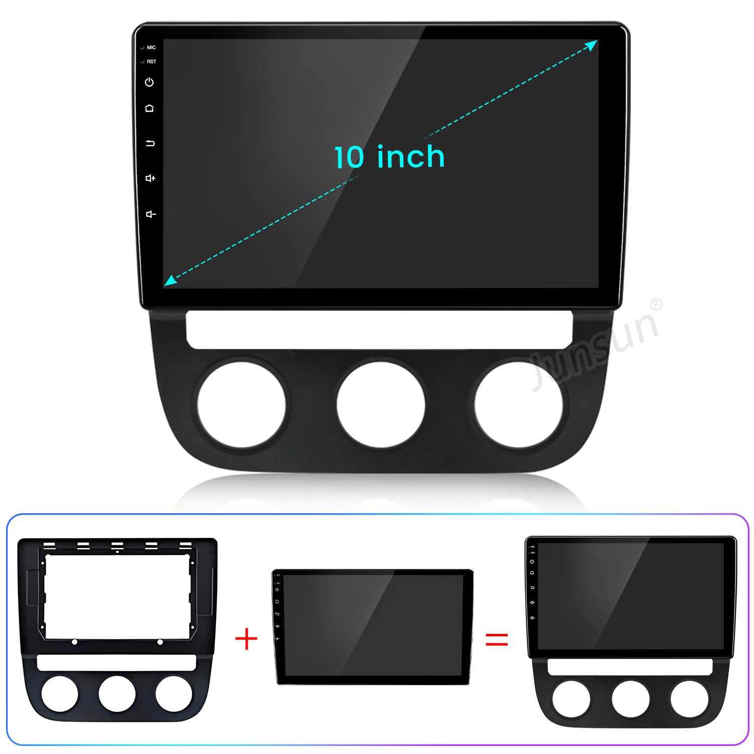 8Core 6+128G Carplay Android 15 Car Stereo Radio GPS Navi For VW Jetta 5 05-2010