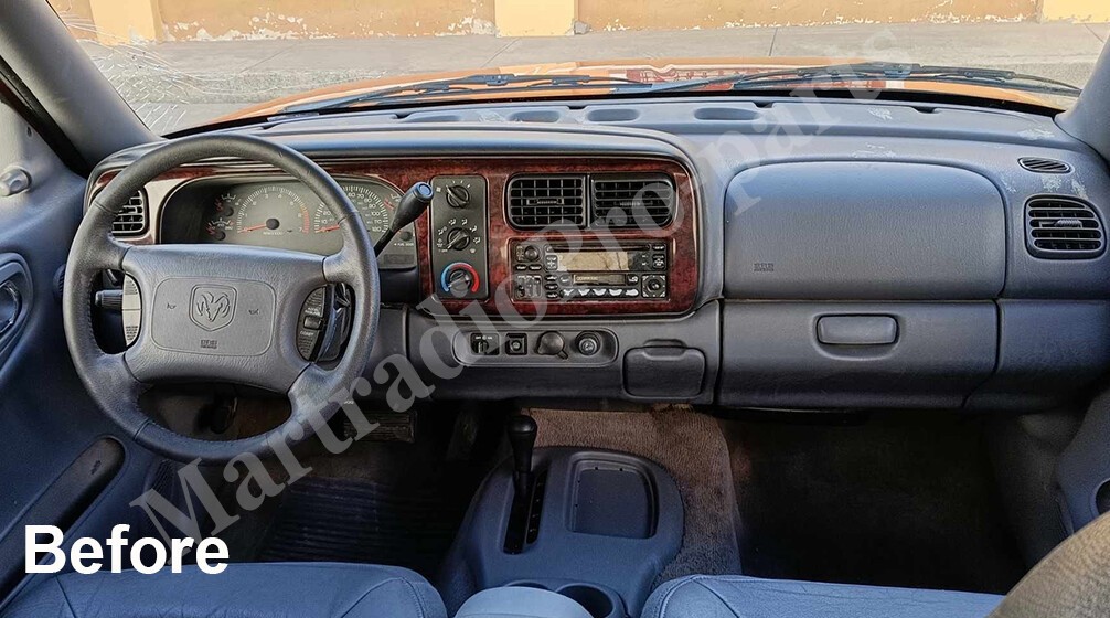 For 1998 1999 2000 Dodge Durango Android 15 Navi CarPlay Car Stereo Radio GPS FM