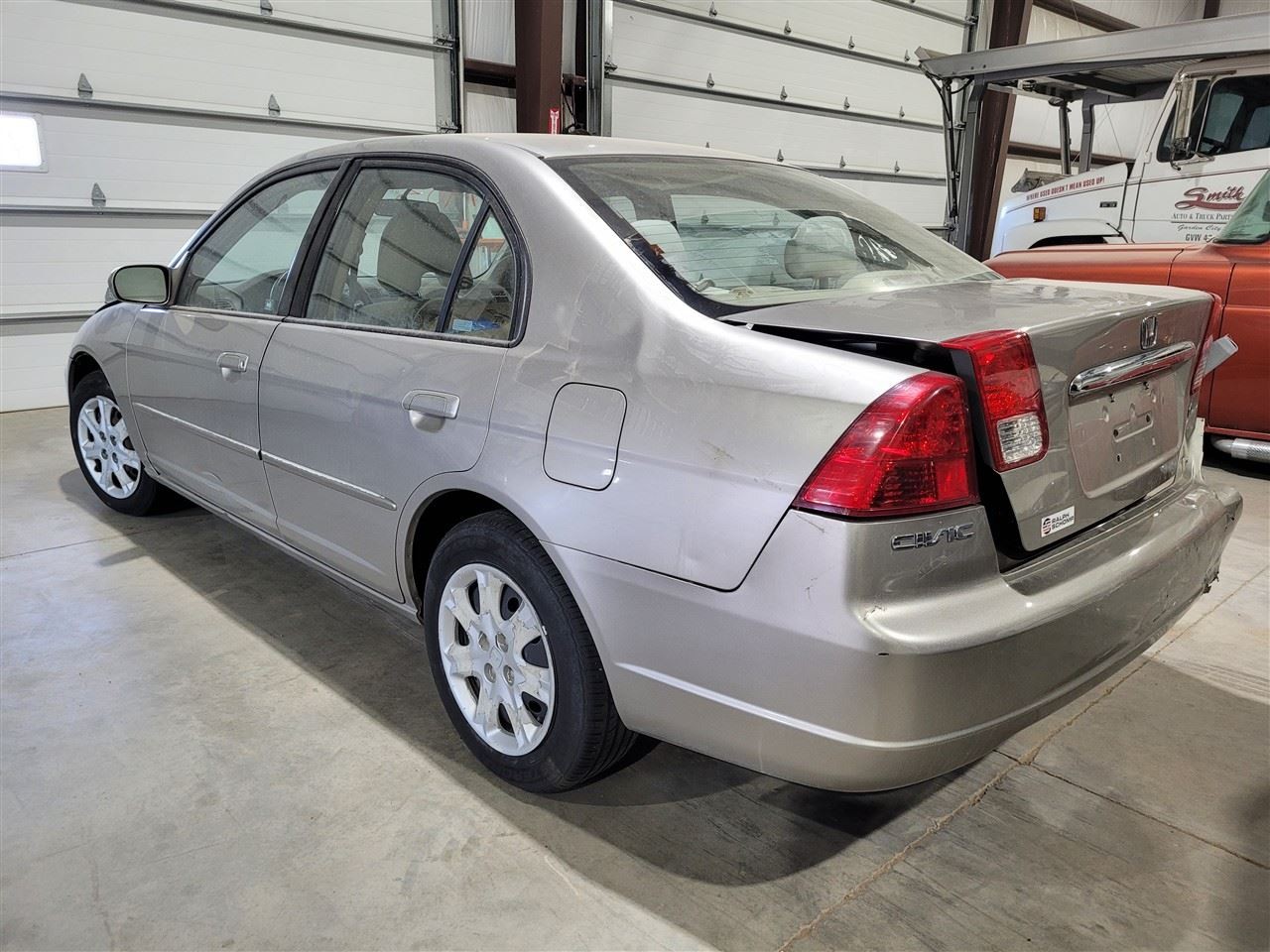 Radio Player Radio Am-fm-cd Sedan Black Face Plate Fits 02-03 CIVIC 1152080