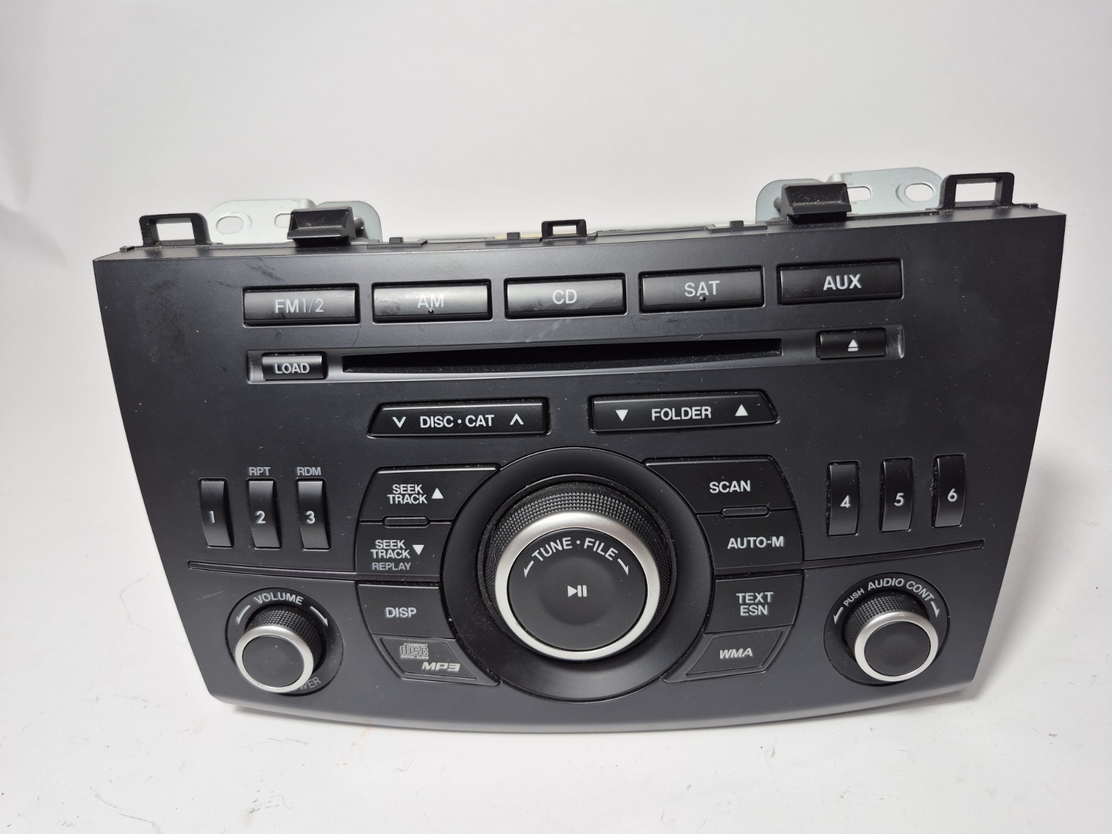 2010-2013 MAZDA 3 RADIO AUDIO AM/FM/CD SINGLE DISC PLAYER RECEIVER BGV4-66-AR0