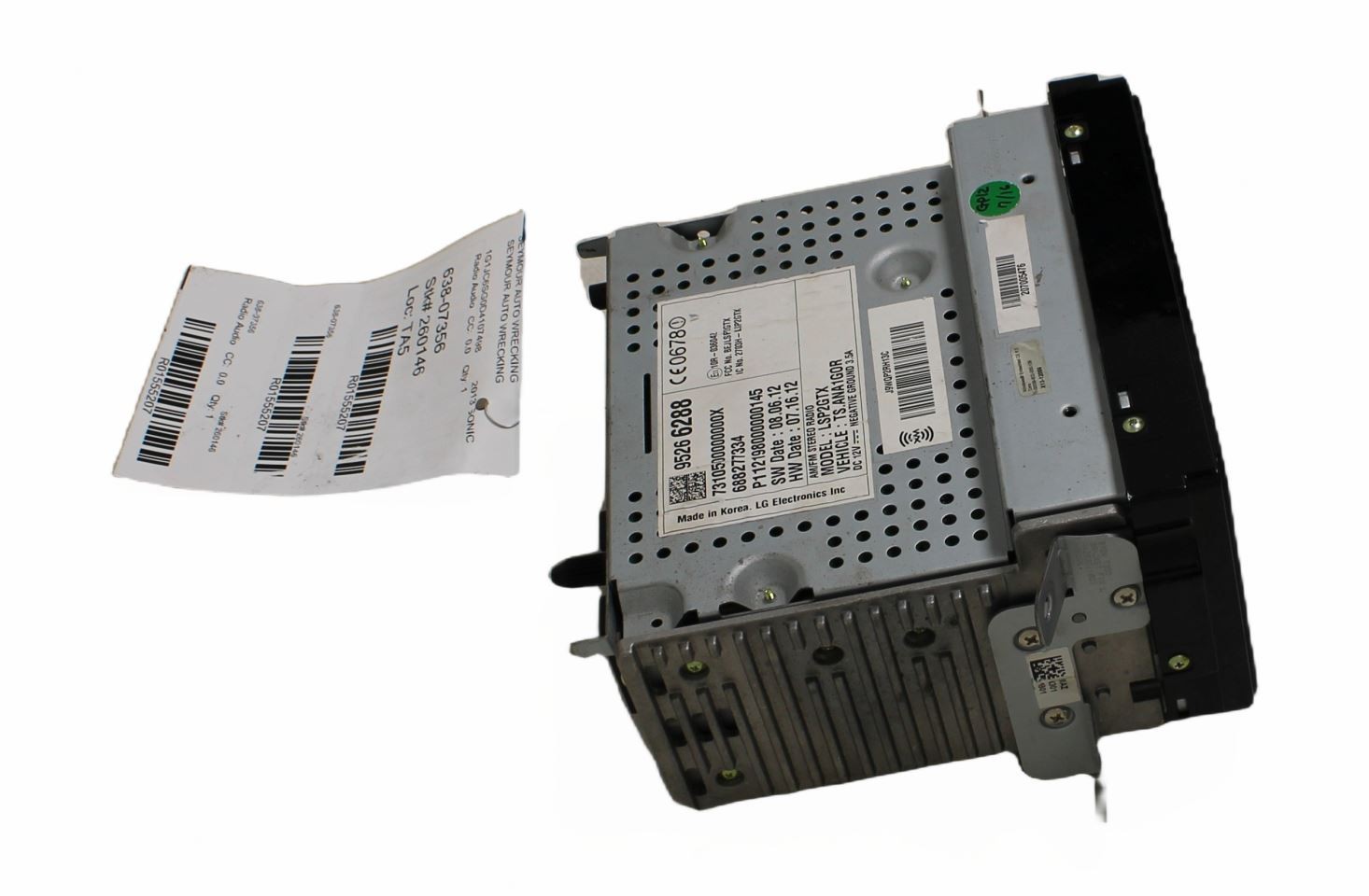 2013-2014 Chevrolet Sonic Radio AM FMMP3-WMA-USB-AUX-WiFi OEM 1555207