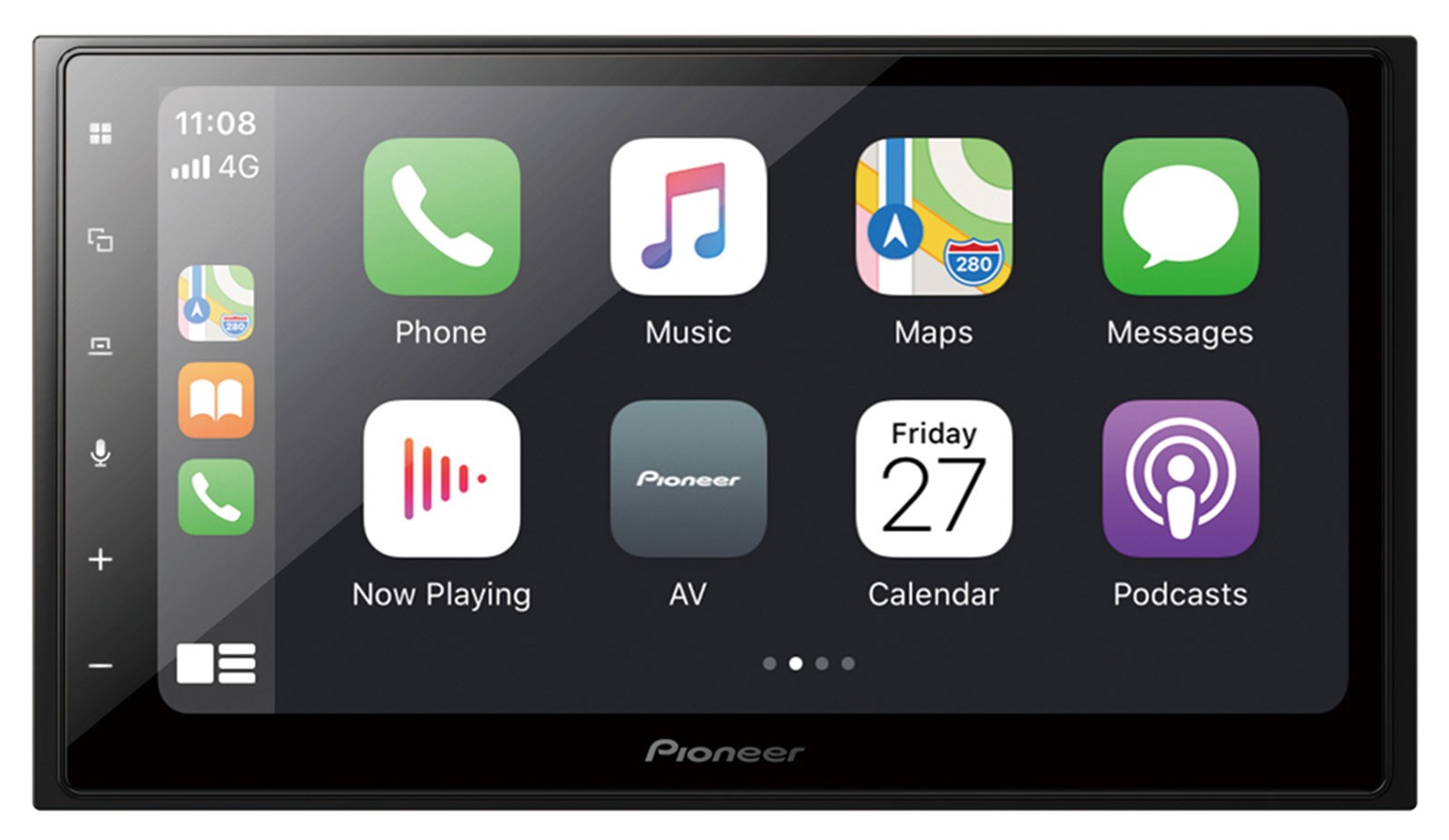 Pioneer MP3 Bluetooth DAB 2DIN USB Car Stereo for Kia Soul 14-19HP AUX Black