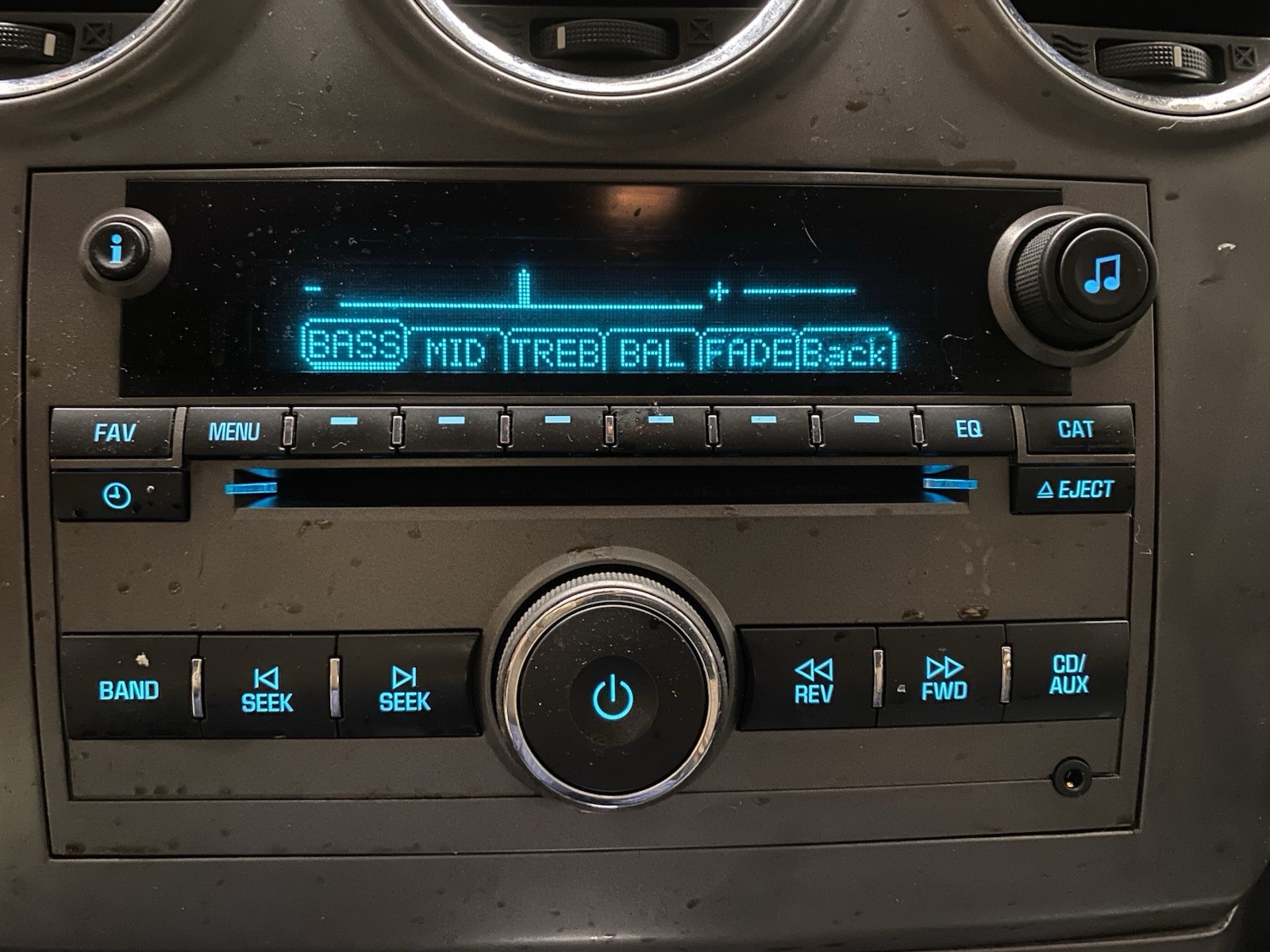 13-15 Chevy Captiva Sport AM-FM-CD-MP3-USB Radio Option Code UUi Tested OEM
