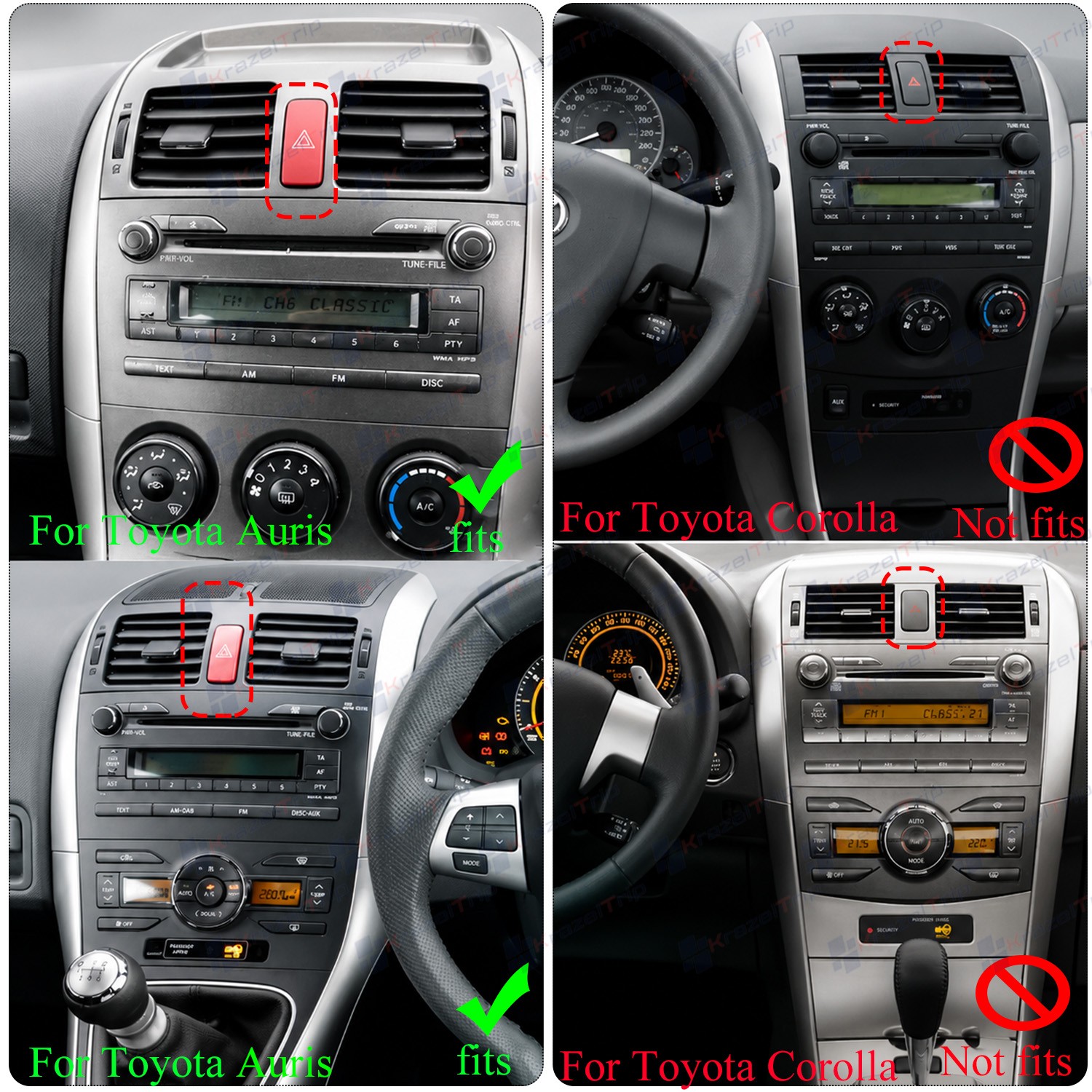 8 Core 64GB Android Stereo for Toyota Auris E150 2006-2012 Car Radio Carplay