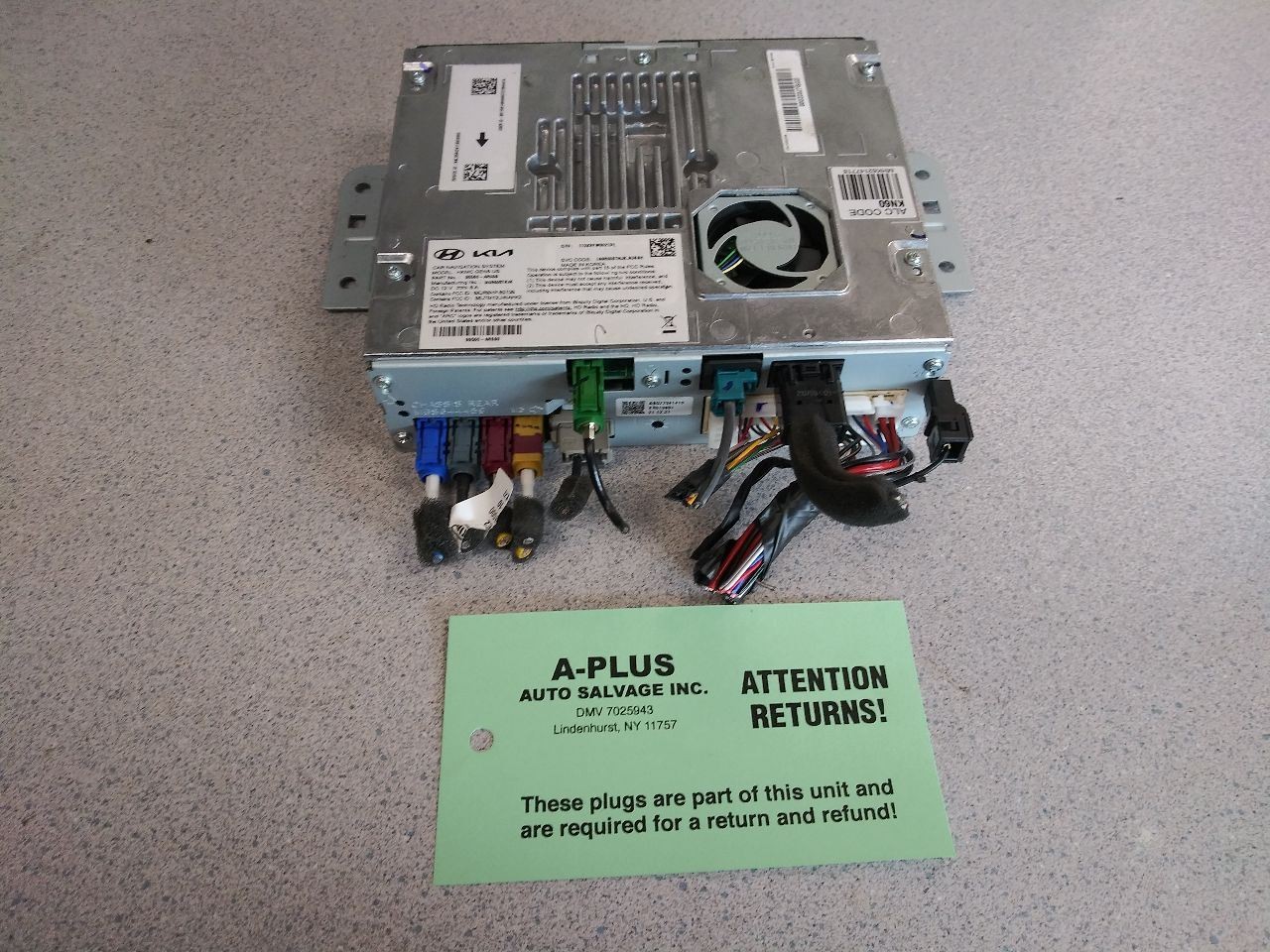 2022 GENESIS GV70 Audio Radio Receiver ID 96560AR600 Fits