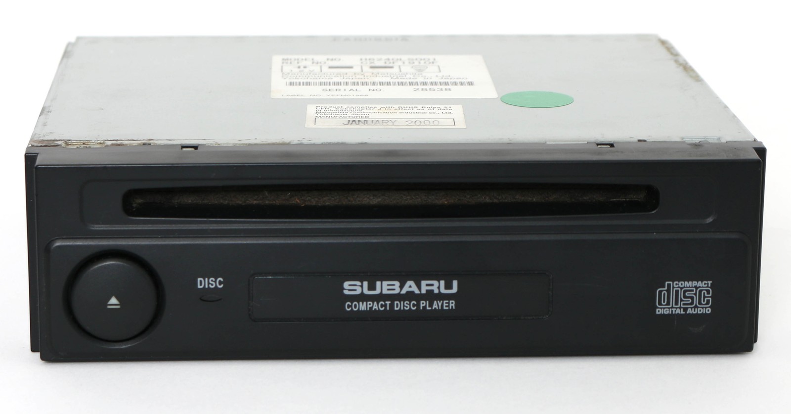 2000-2003 Subaru Forester Legacy Single Disc CD Player H6240LS001