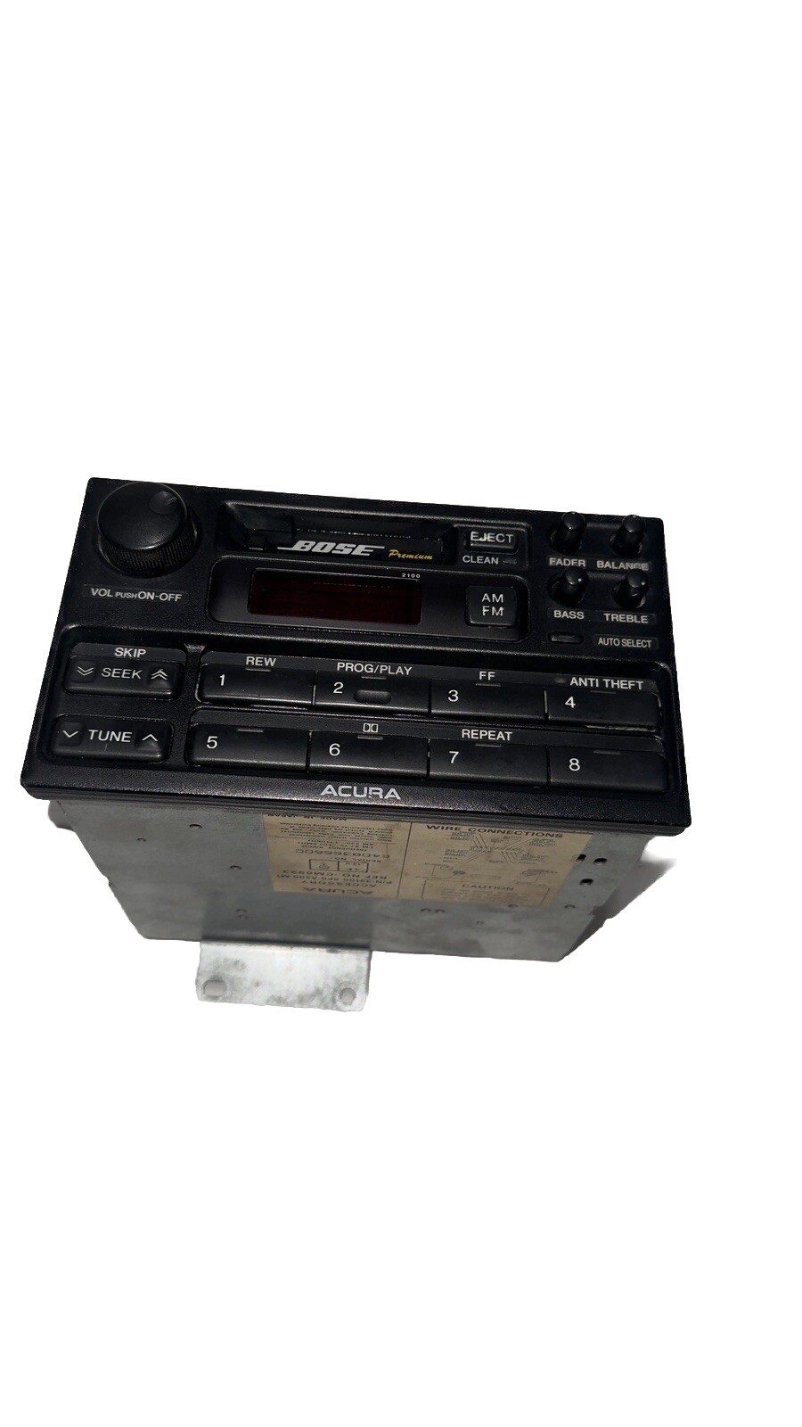 1991,1992,1993,1994,1995 Acura Legend LS Coupe Sedan Radio Bose Stereo For Parts
