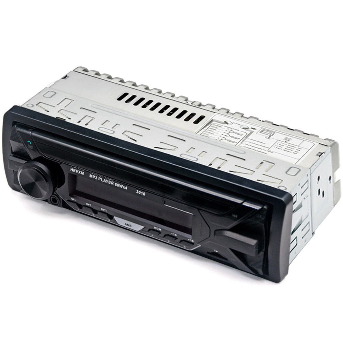 1 Din Car Radio MP3 Player In-Dash Stereo Audio FM AUX USB Bluetooth Hands-free